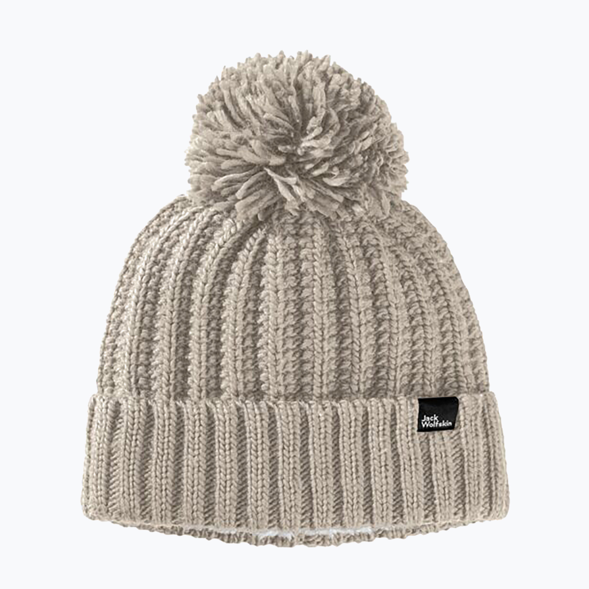Berretto invernale da donna Jack Wolfskin Highloft Knit grigio polvere (S) (Highloft Knit 1908012_6260_002)
