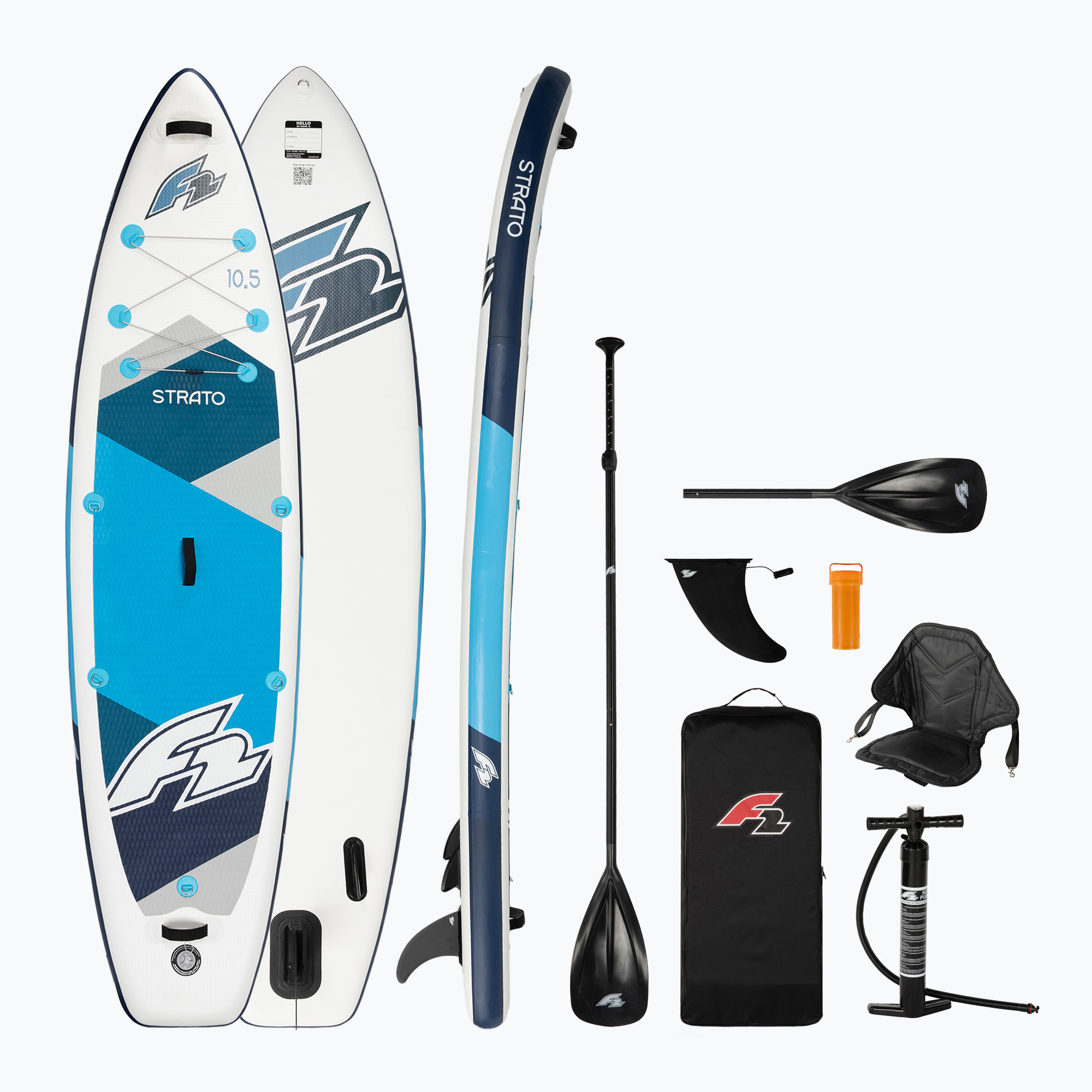 tavola da SUP F2 Strato Combo 10'5'' blu (10'5") (Strato Combo 10'5'' 803459)