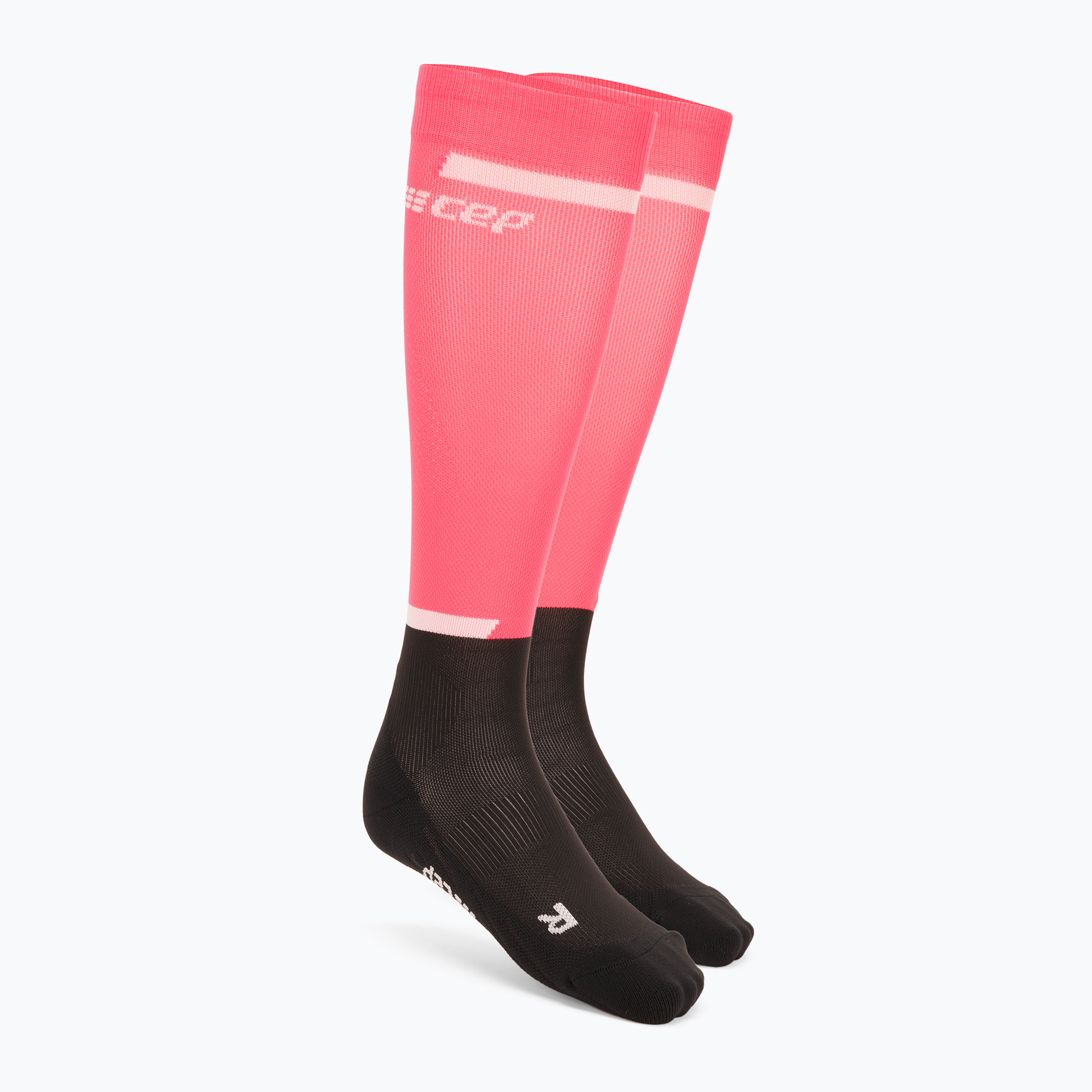 CEP Tall 4.0 calze da corsa a compressione da donna rosa/nero (25-31 cm (II)) (Tall 4.0 WP204R3)