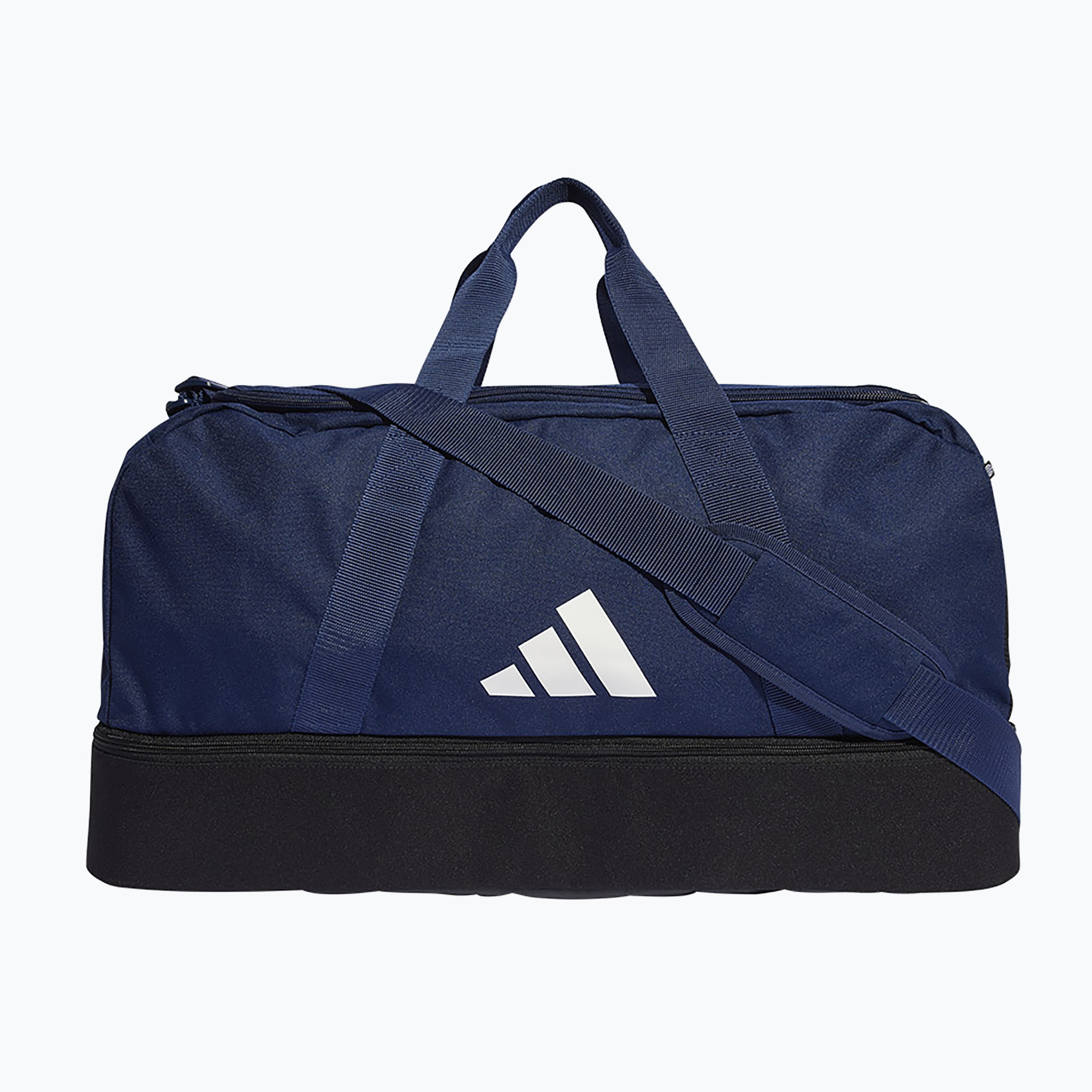 adidas Tiro League Duffel Borsa da allenamento 39,5 l squadra blu navy 2/nero/bianco (M) (Tiro League Duffel Bag M IB8650)