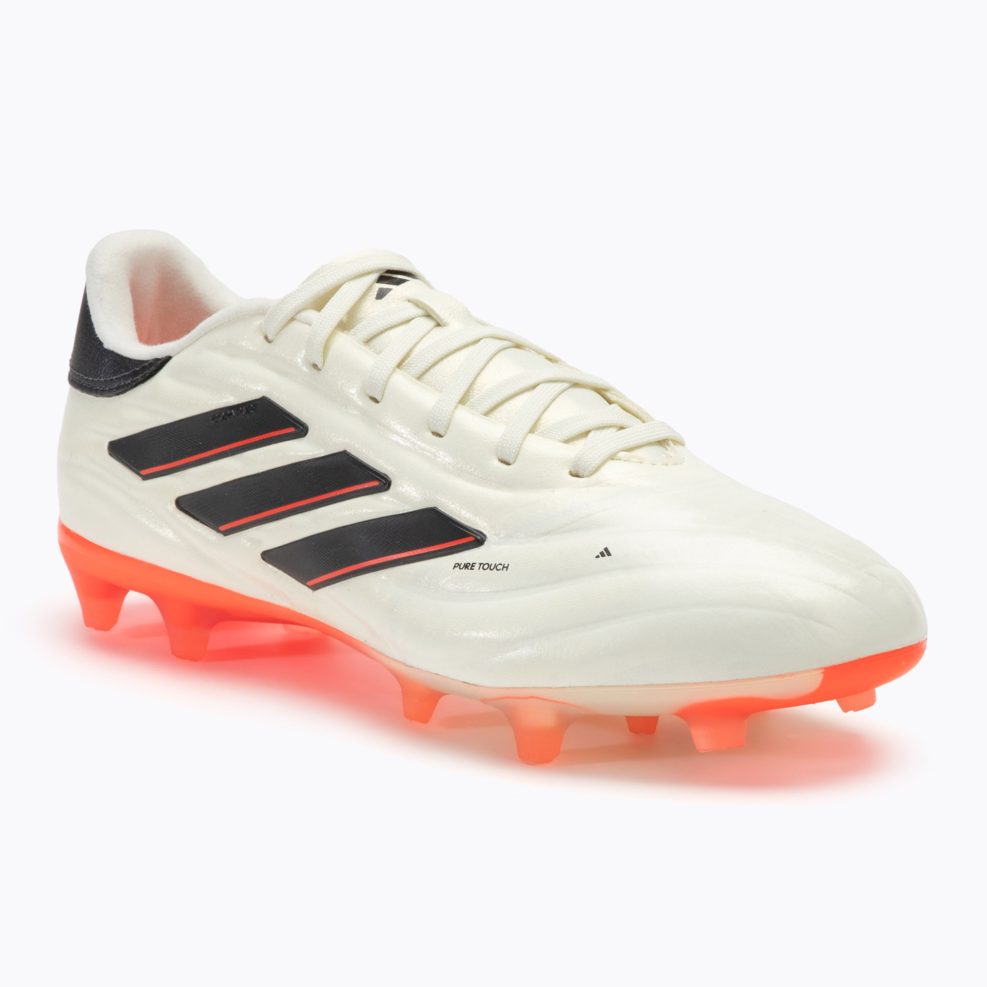 Uomo adidas Copa Pure II Pro FG scarpe da calcio avorio / nucleo nero / rosso solare (40 EU) (Copa Pure II Pro IE4979)