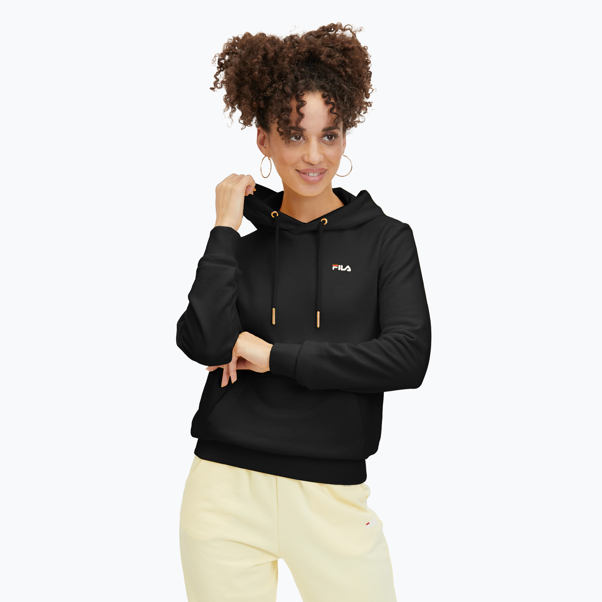 FILA felpa da donna Bruchsal nero (S) (Bruchsal FAW0703)
