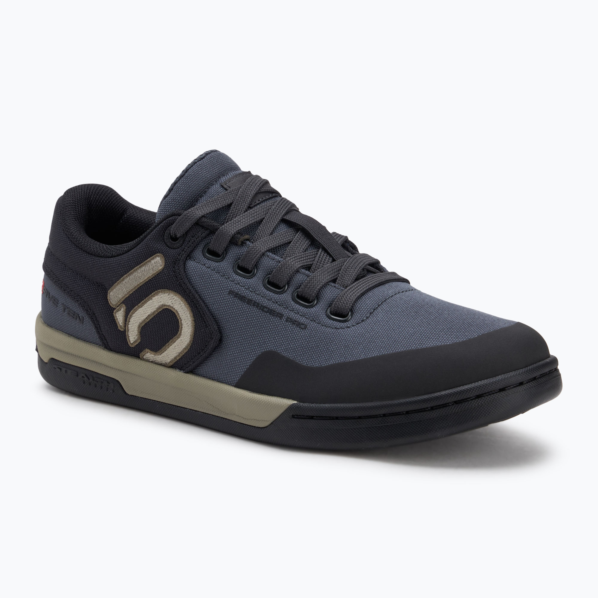 Scarpe da ciclismo uomo piattaforma adidas FIVE TEN Freerider Pro Canvas grey six/silver pebble/nero (42 EU) (Freerider Pro Canvas IH0814)