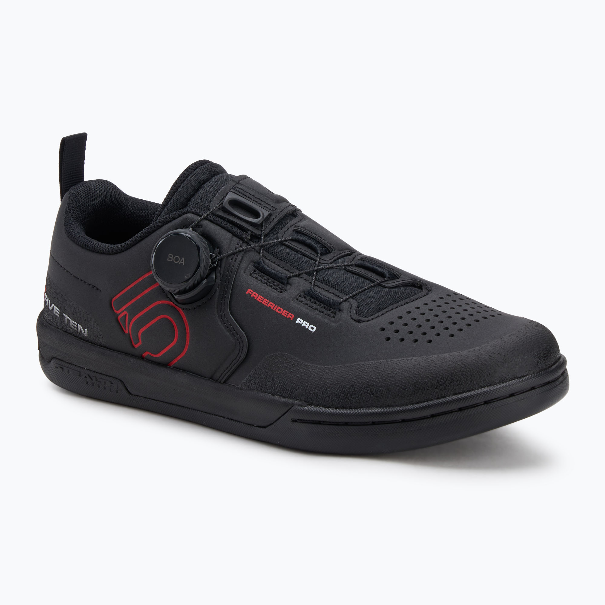 Uomo adidas FIVE TEN Freerider Pro Boa nucleo nero / rosso / bianco nuvola piattaforma scarpe da ciclismo (44 EU) (Freerider Pro Boa IH3050)