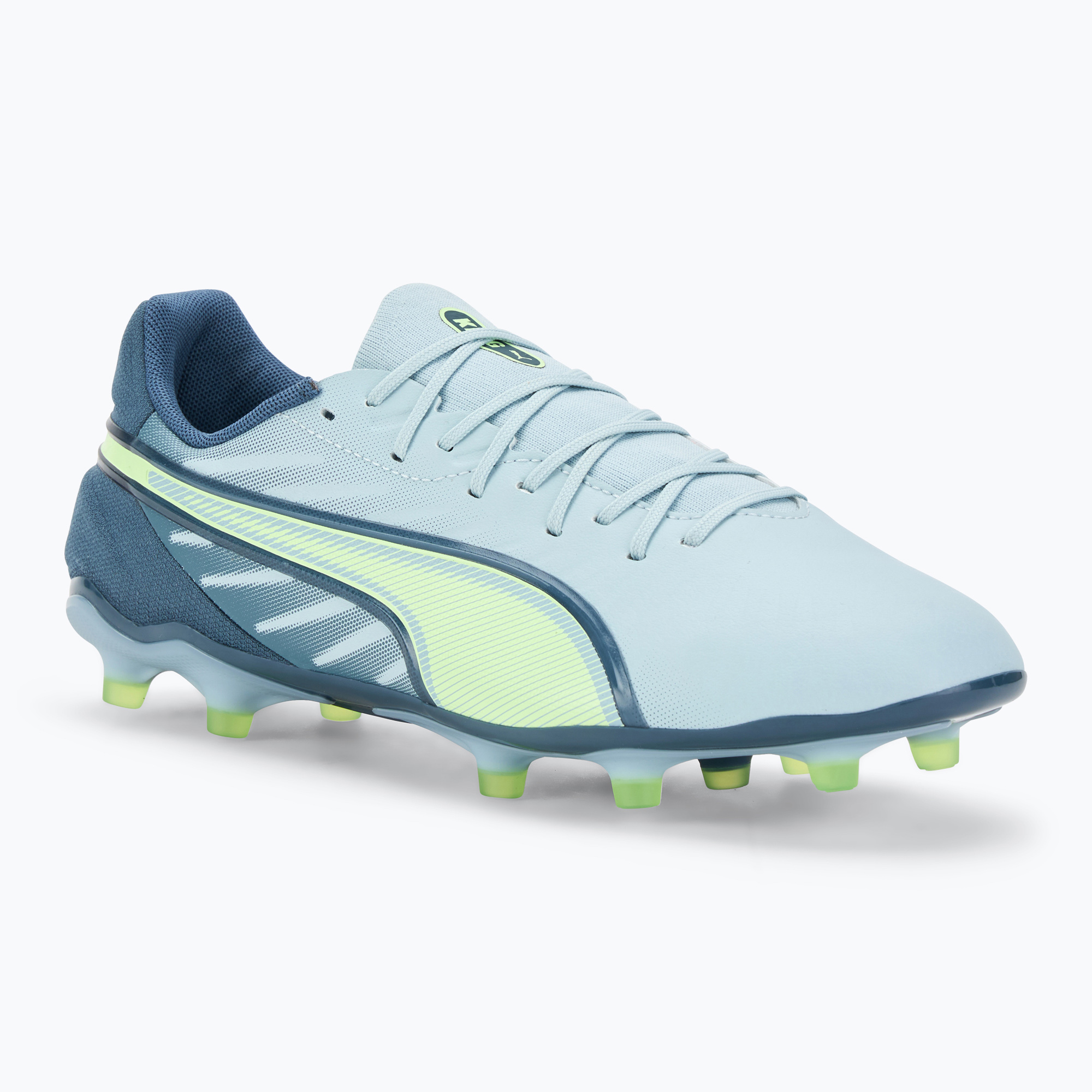 Scarpe da calcio PUMA King Match FG/AG rugiada ghiacciata/mela frizzante (44.5 EU) (King Match FG/AG 107863 03)