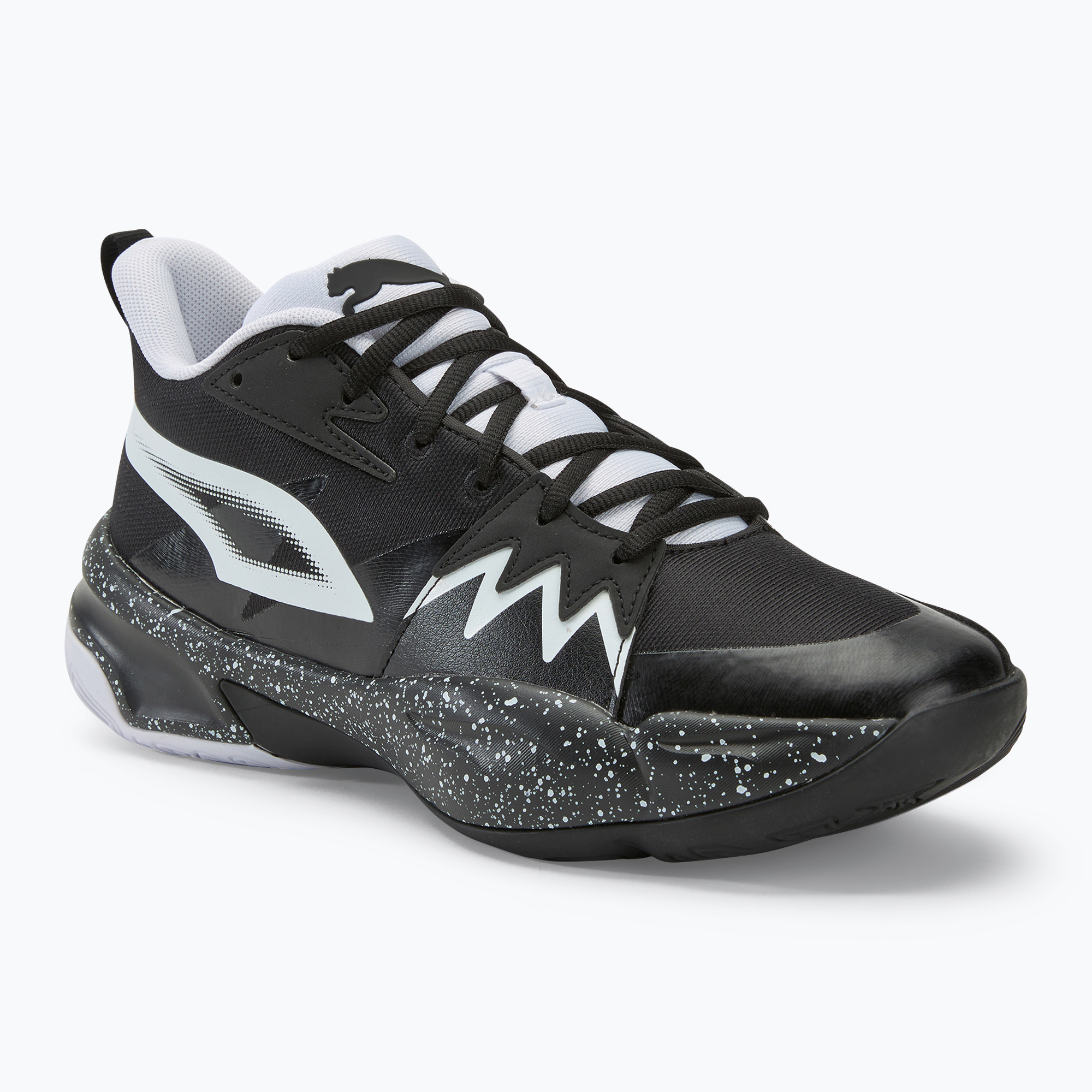 Scarpe da basket uomo PUMA Genetics Speckle puma nero/puma bianco (40.5 EU) (Genetics Speckle 310405 02)