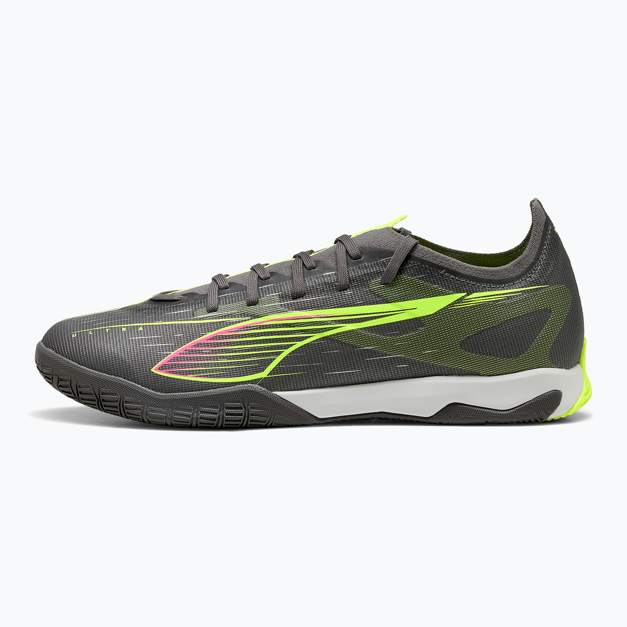 Scarpe da calcio PUMA Ultra 5 Match It opaco argento invecchiato/allarme giallo/puma argento invecchiato da uomo (39 EU) (Ultra 5 Match It 108346 03)