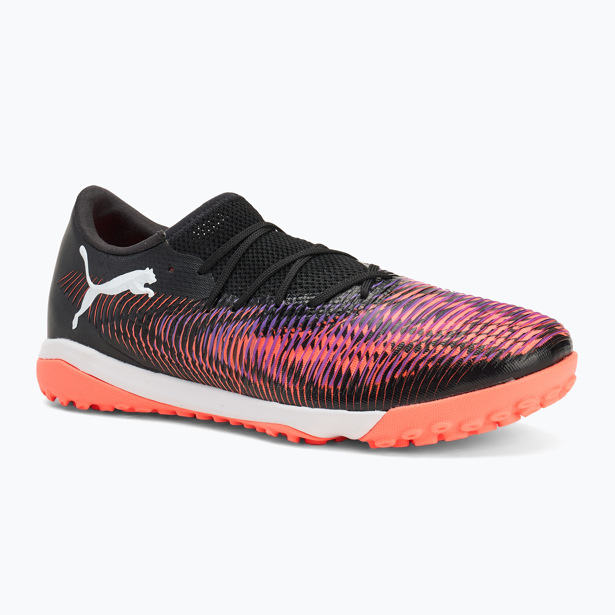 Scarpe da calcio da uomo PUMA Future 8 Match Low TT puma nero/puma bianco/rosso brillante (42.5 EU) (Future 8 Match Low TT 108374 01)