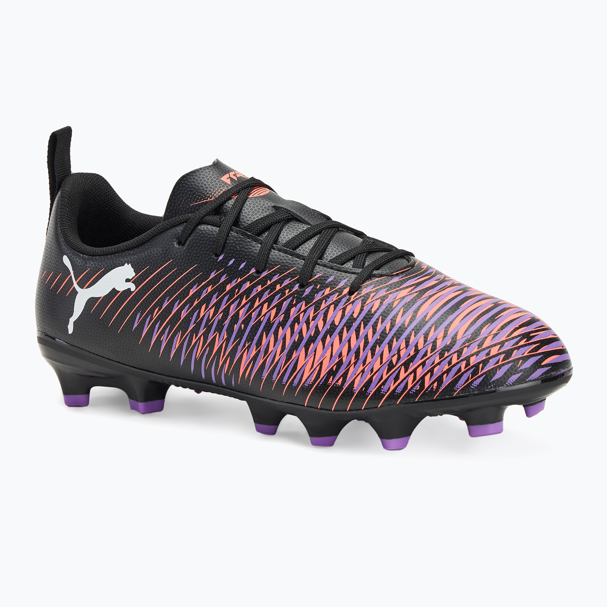 PUMA Future 8 Play FG/AG Jr scarpe da calcio puma nero/puma bianco/rosso brillante