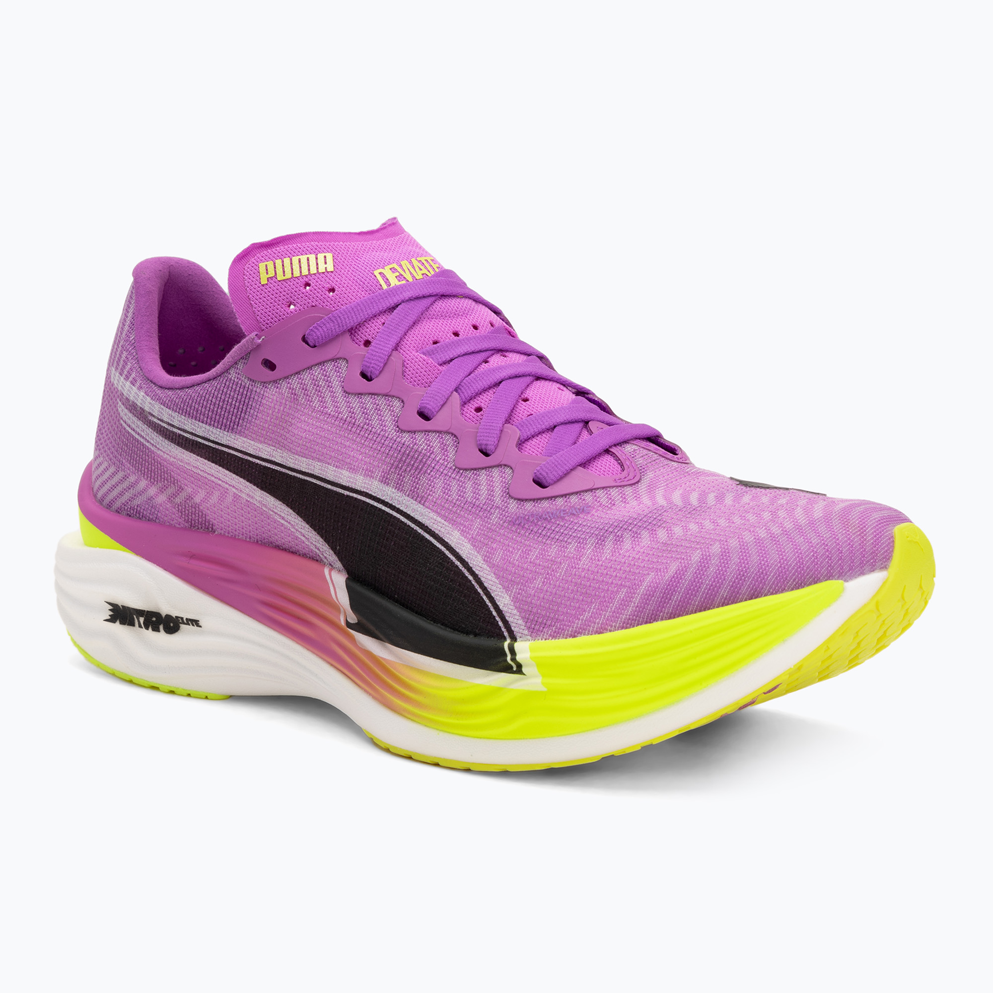 Scarpe da corsa da donna PUMA Deviate Nitro Elite 3 allerta magenta/giallo puro (40.5 EU) (Deviate Nitro Elite 3 309810 04)
