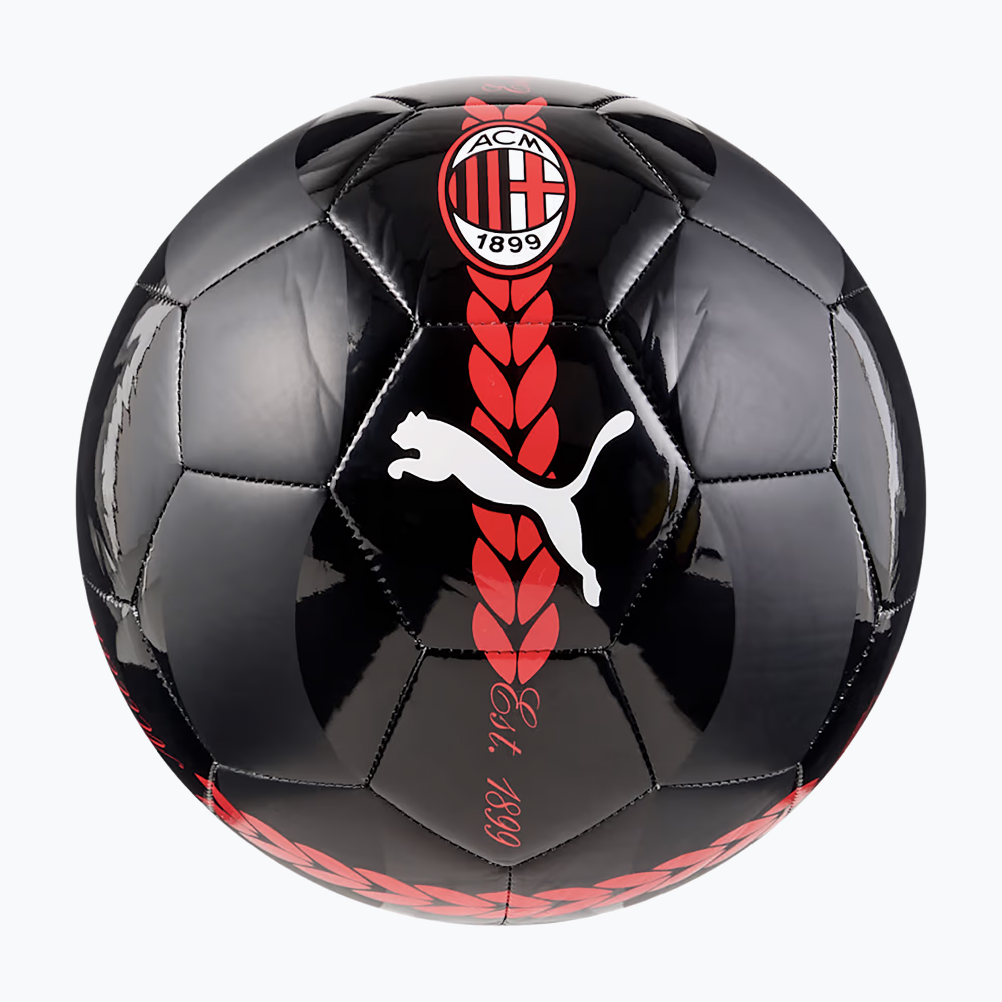 PUMA ACM PreMatch calcio puma nero / per sempre rosso dimensioni 5