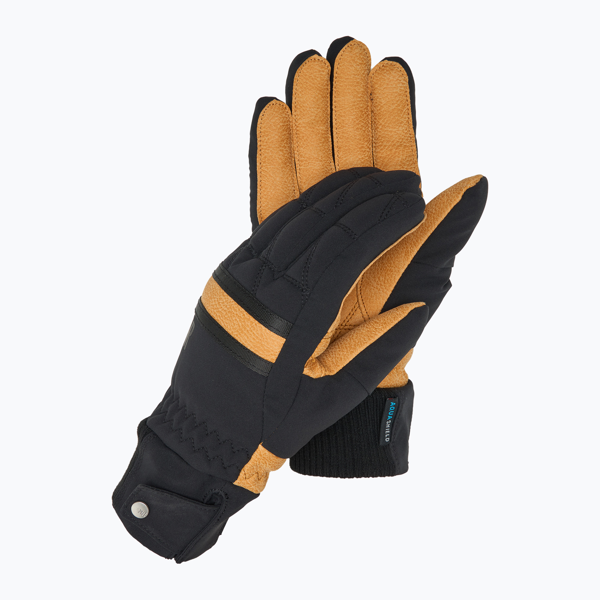 Guanti da sci da donna ZIENER Kabbi nero (L) (Kabbi 801318.12)