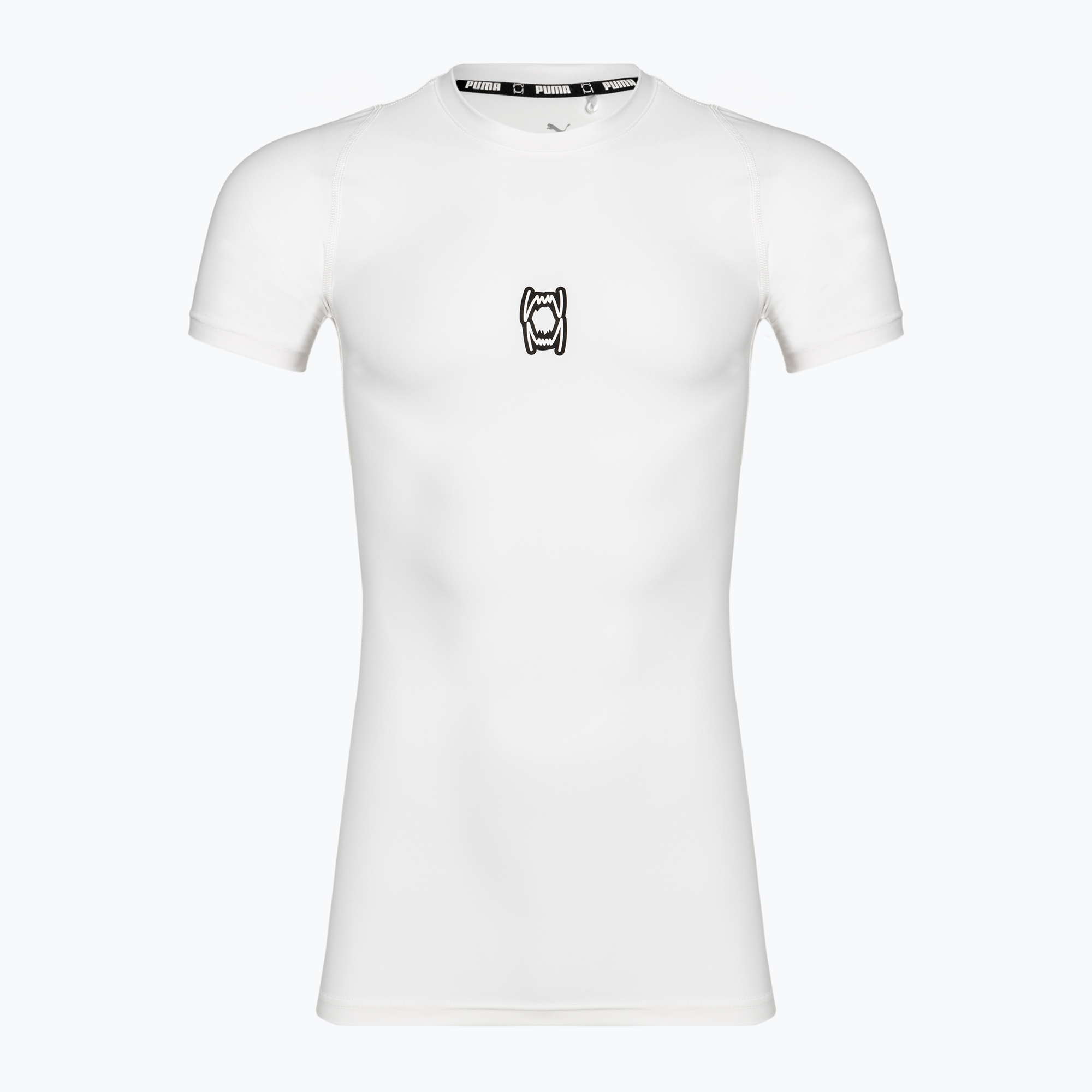Maglietta da basket da uomo PUMA Hoops Team SS Baselayer puma bianco (XXL) (Hoops Team SS Baselayer 676631 02)