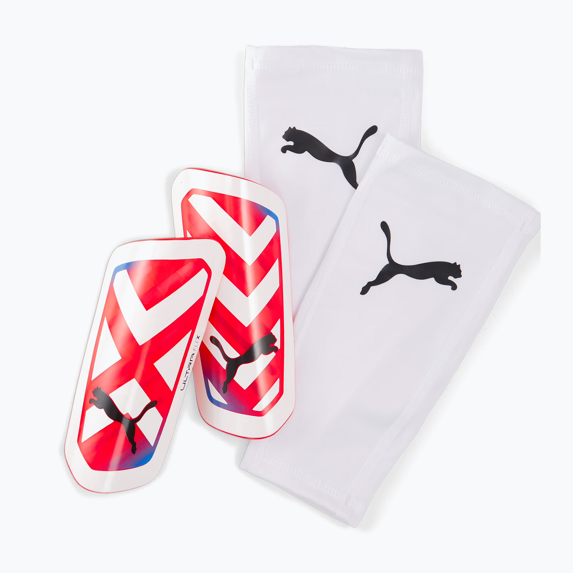 PUMA Ultra Flex Sleeve parastinchi puma bianco/ultra blu/arancio (L) (Ultra Flex Sleeve 030871 05)