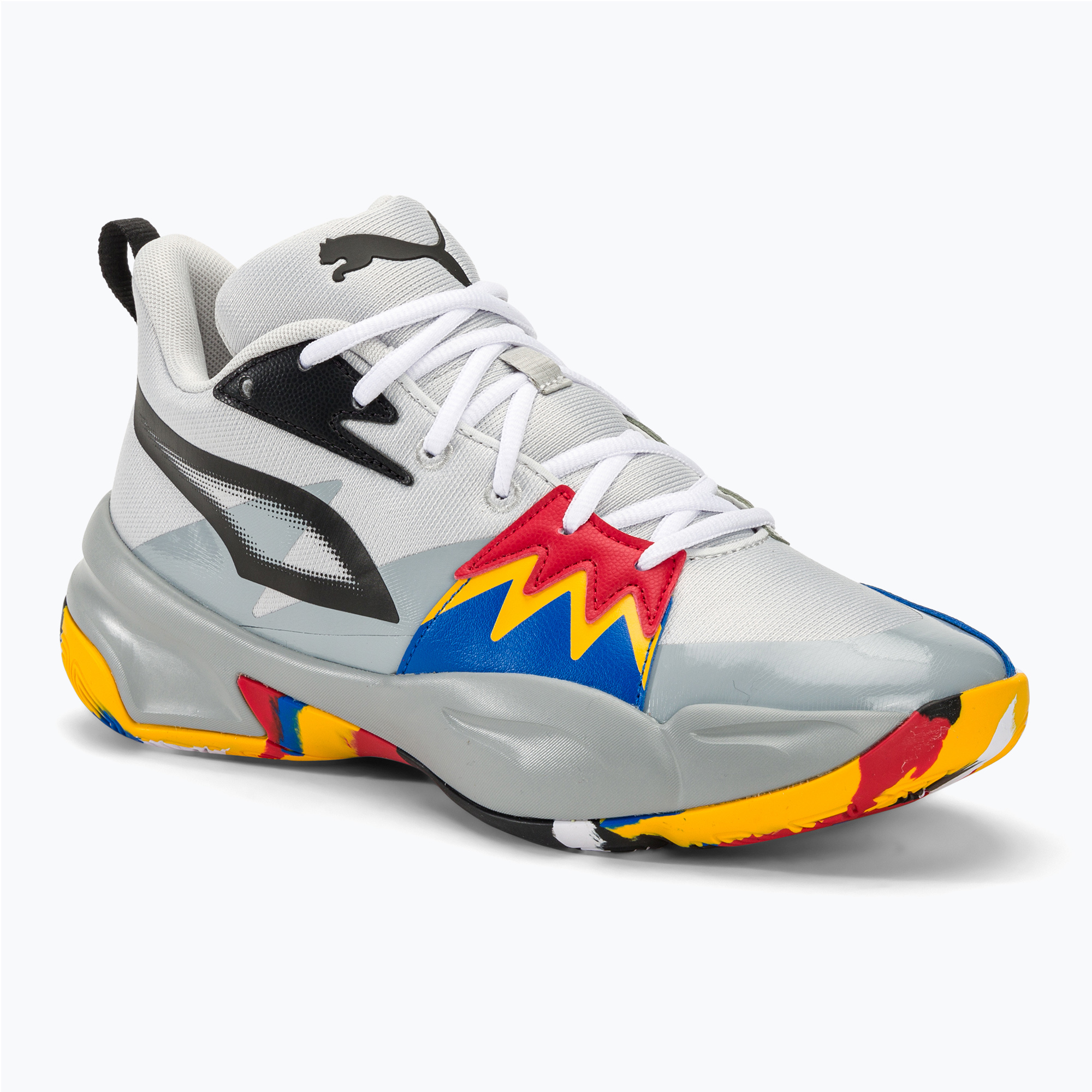 PUMA Genetics scarpe da basket uomo grigio glaciale/grigio medio freddo (47 EU) (Genetics 309691)