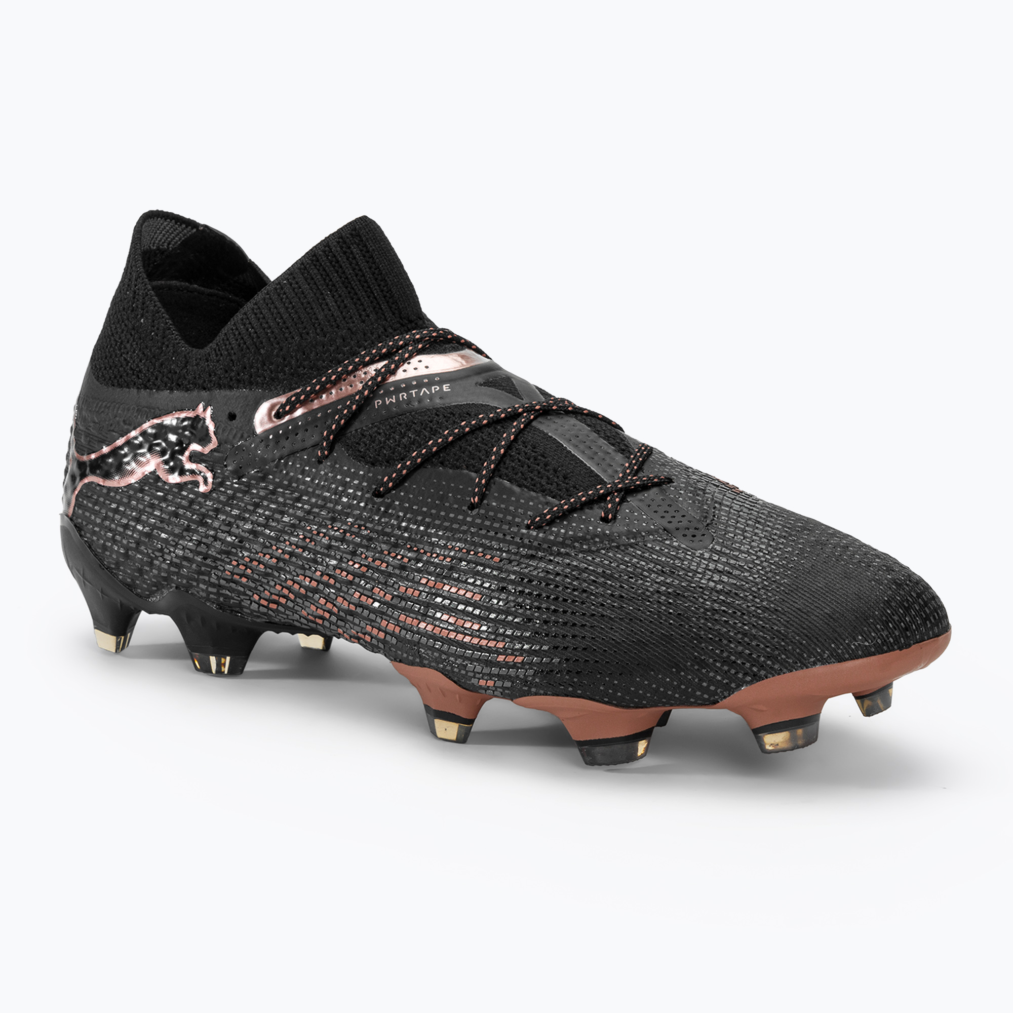 PUMA Future 7 Ultimate FG/AG scarpe da calcio puma nero / rame rosa (40 EU) (Future 7 Ultimate FG/AG 107599)