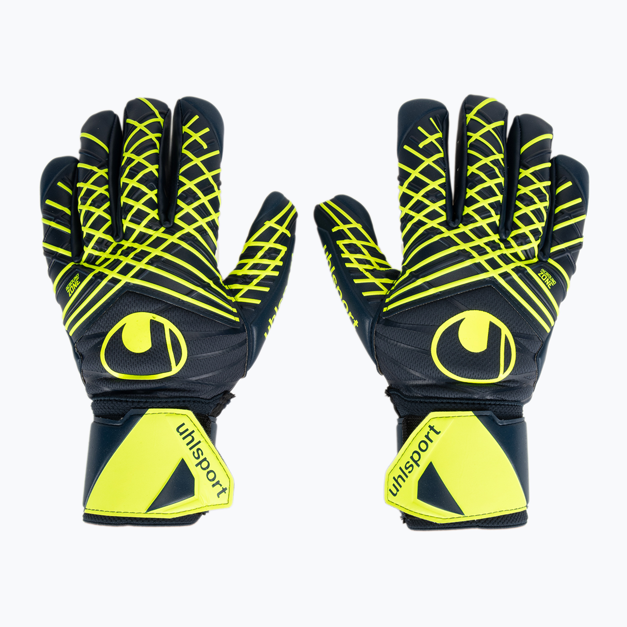 Guanto da portiere uhlsport Prediction Supersoft HN navy/bianco/giallo fluo (5) (Prediction Supersoft HN 101133401)