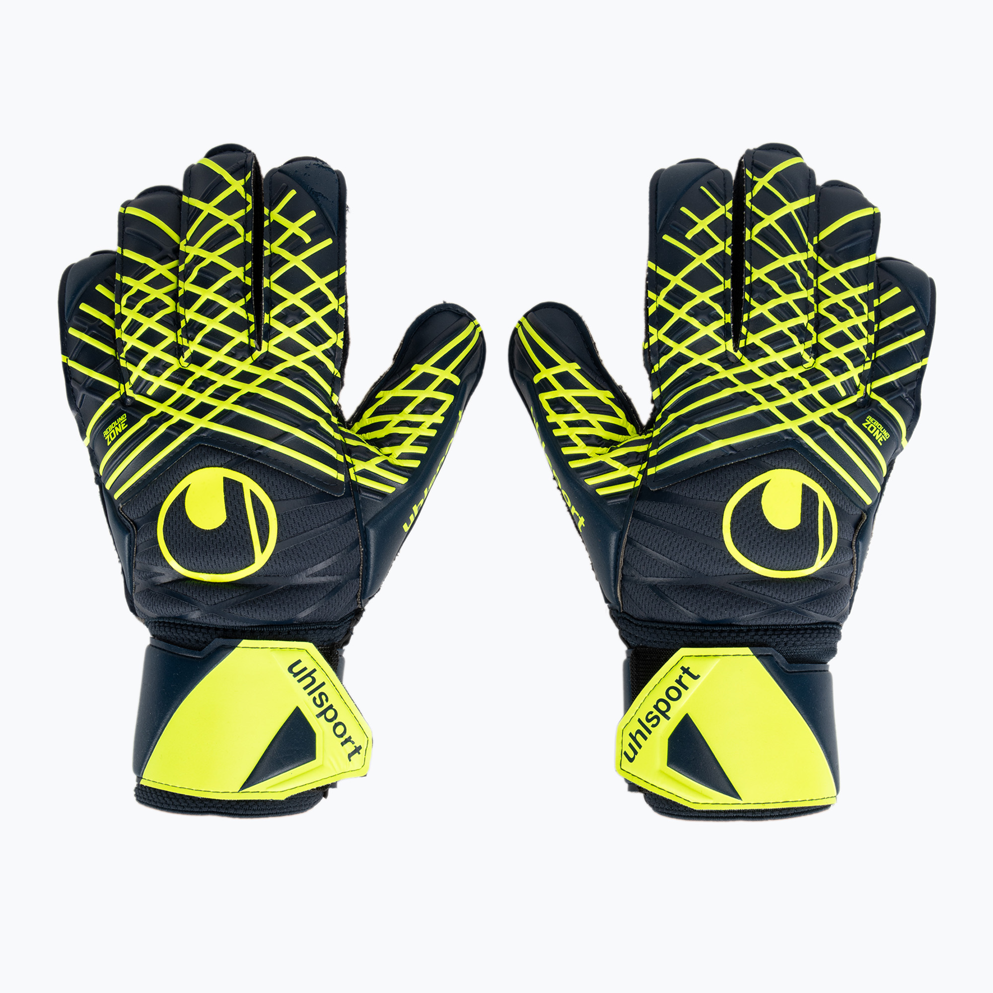 Uhlsport Prediction Supersoft guanti da portiere blu/bianco/giallo fluo (10) (Prediction Supersoft 101133501)