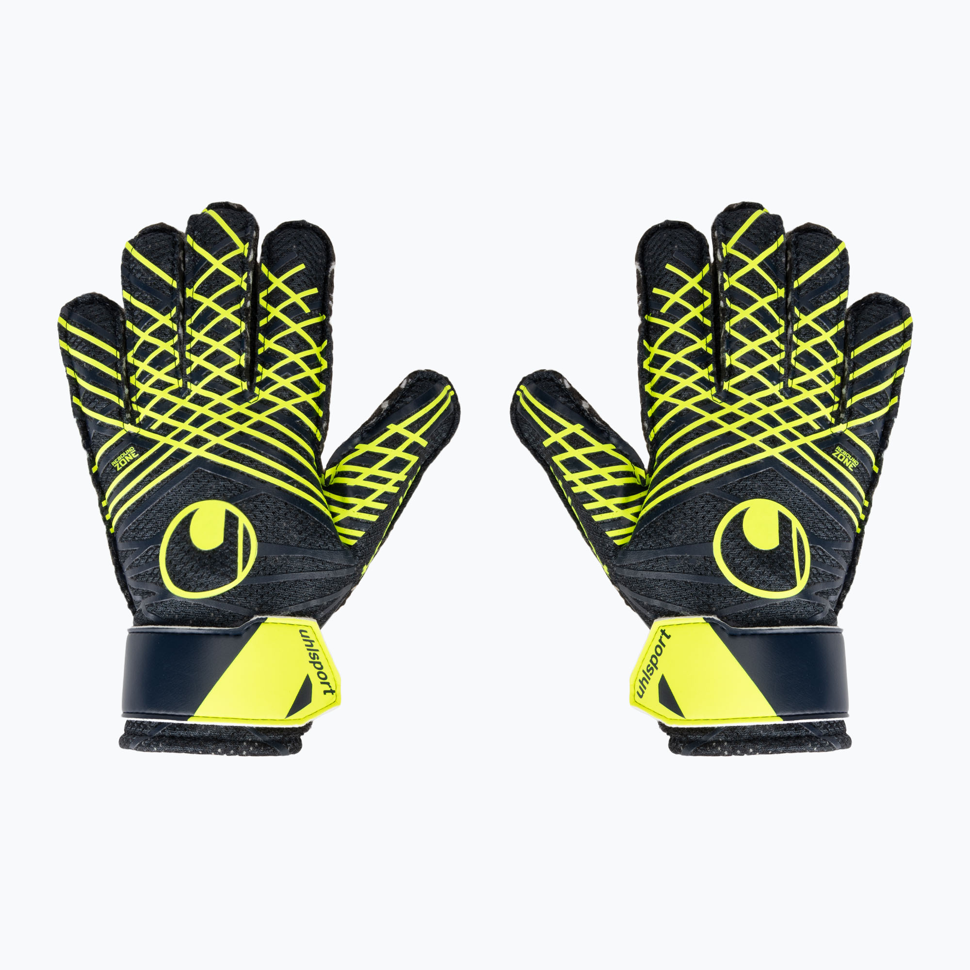 Uhlsport Prediction Starter Guanti da portiere morbidi nero/bianco/arancio fluo (4) (Prediction Starter Soft 101133801)