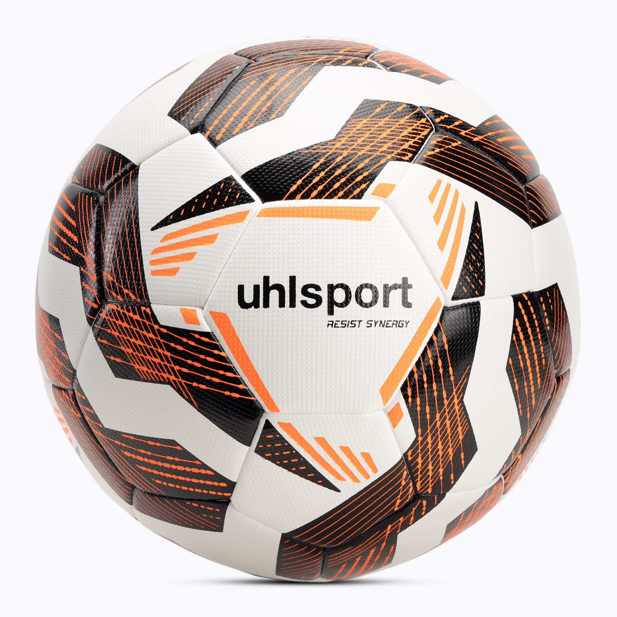 Uhlsport resistere Synergy calcio bianco / nero / arancio fluo dimensioni 5 (5) (Resist Synergy 100176801)
