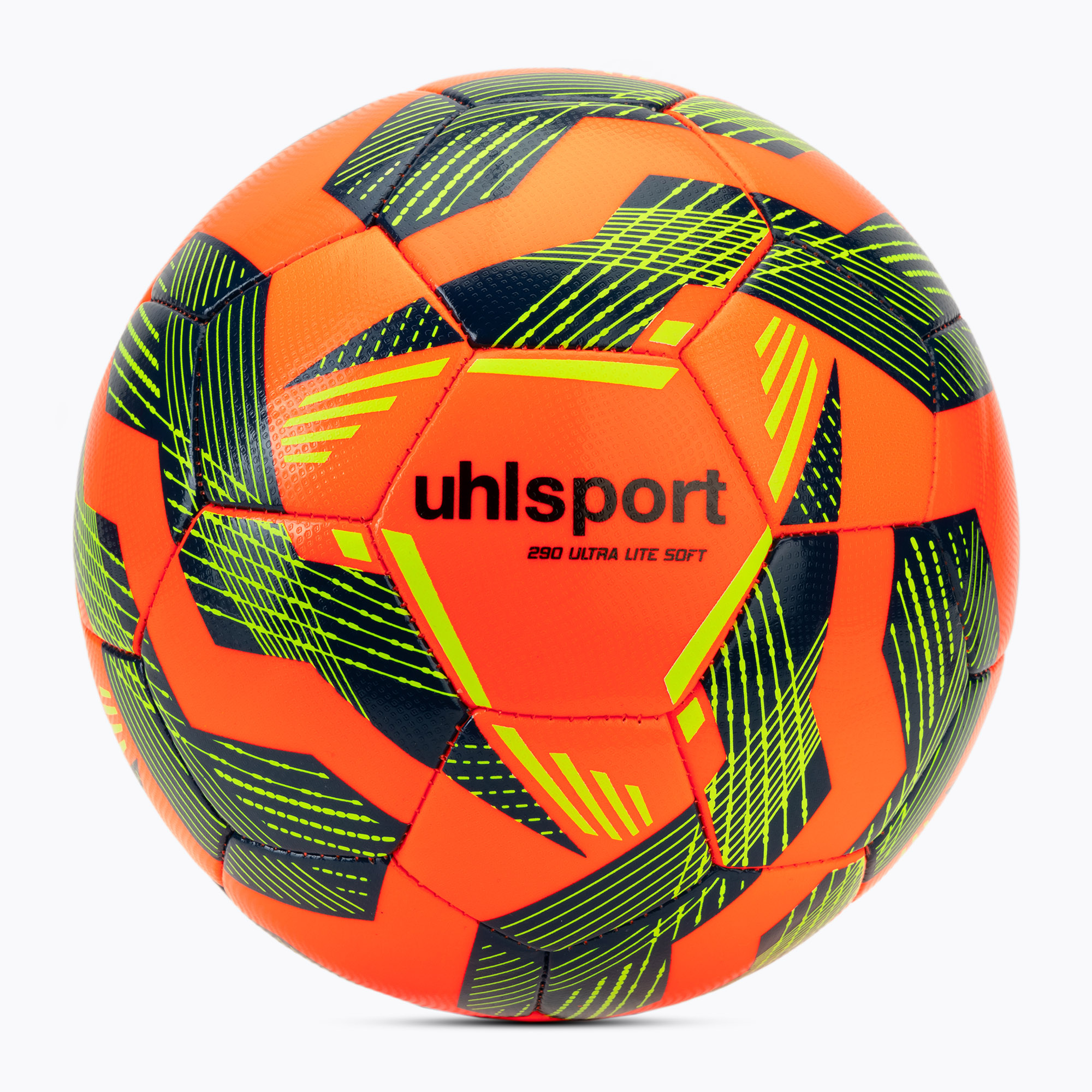Calcio uhlsport Ultra Lite Soft 290 fluo arancione/navy/giallo fluo dimensioni 3 (3) (Ultra Lite Soft 290 100177302)