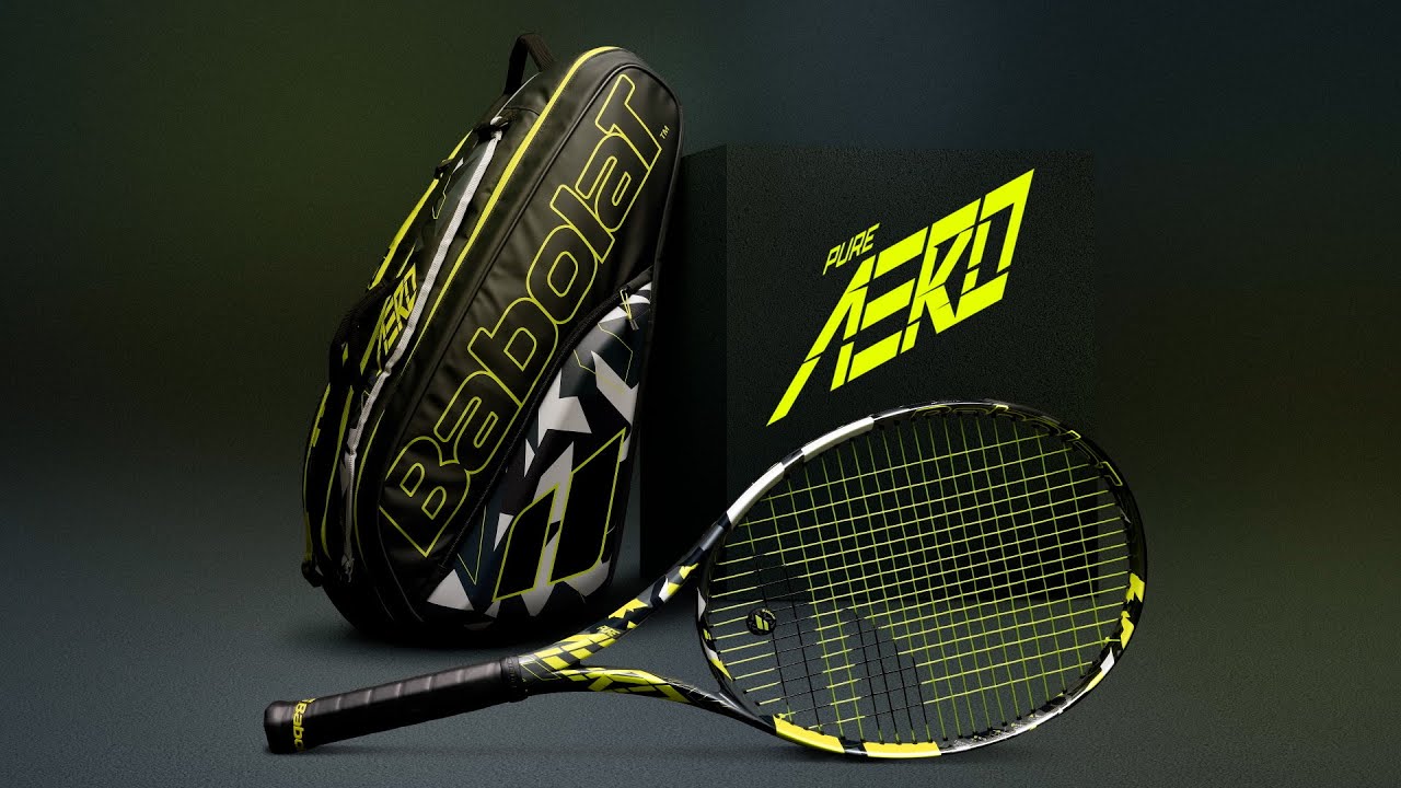 Racchetta da tennis Babolat Pure Aero Jr 25 per bambini grigio/giallo/bianco