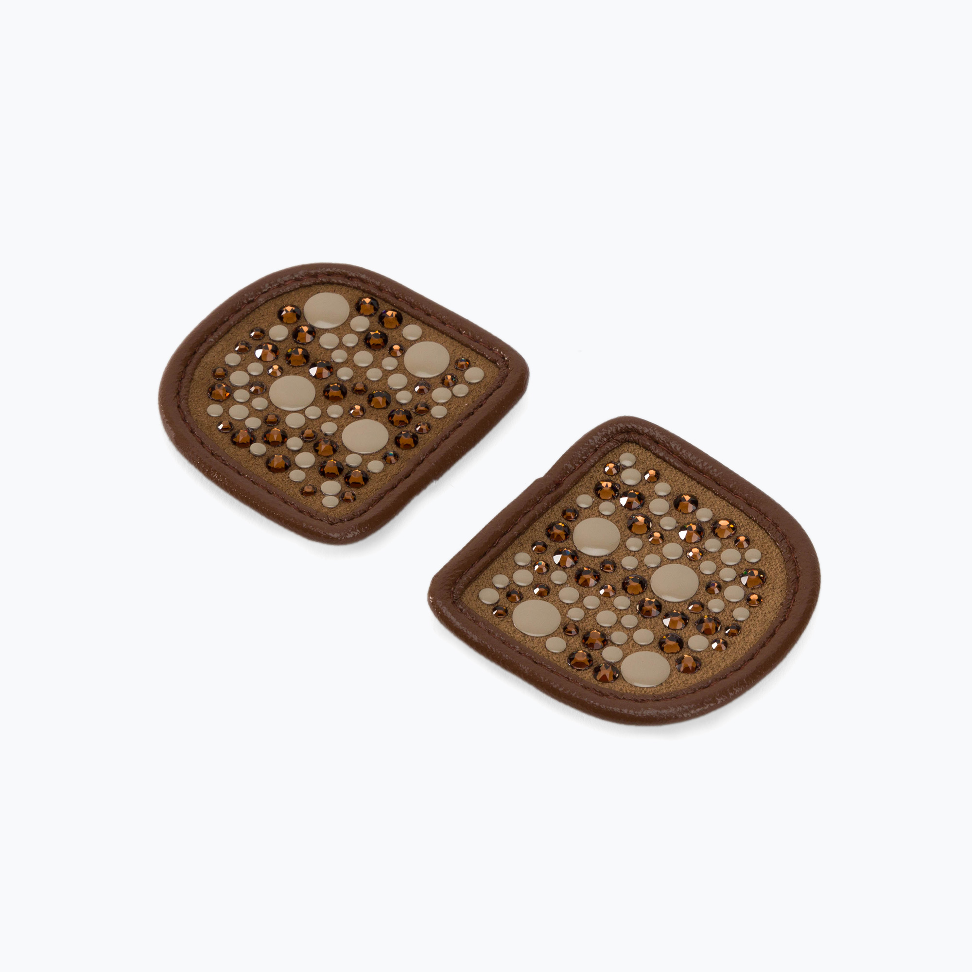 Hauke Schmidt MagicTack Toppe per guanti da equitazione in caramello misto (Magic Tack Patches Mixed 0111-399-44)