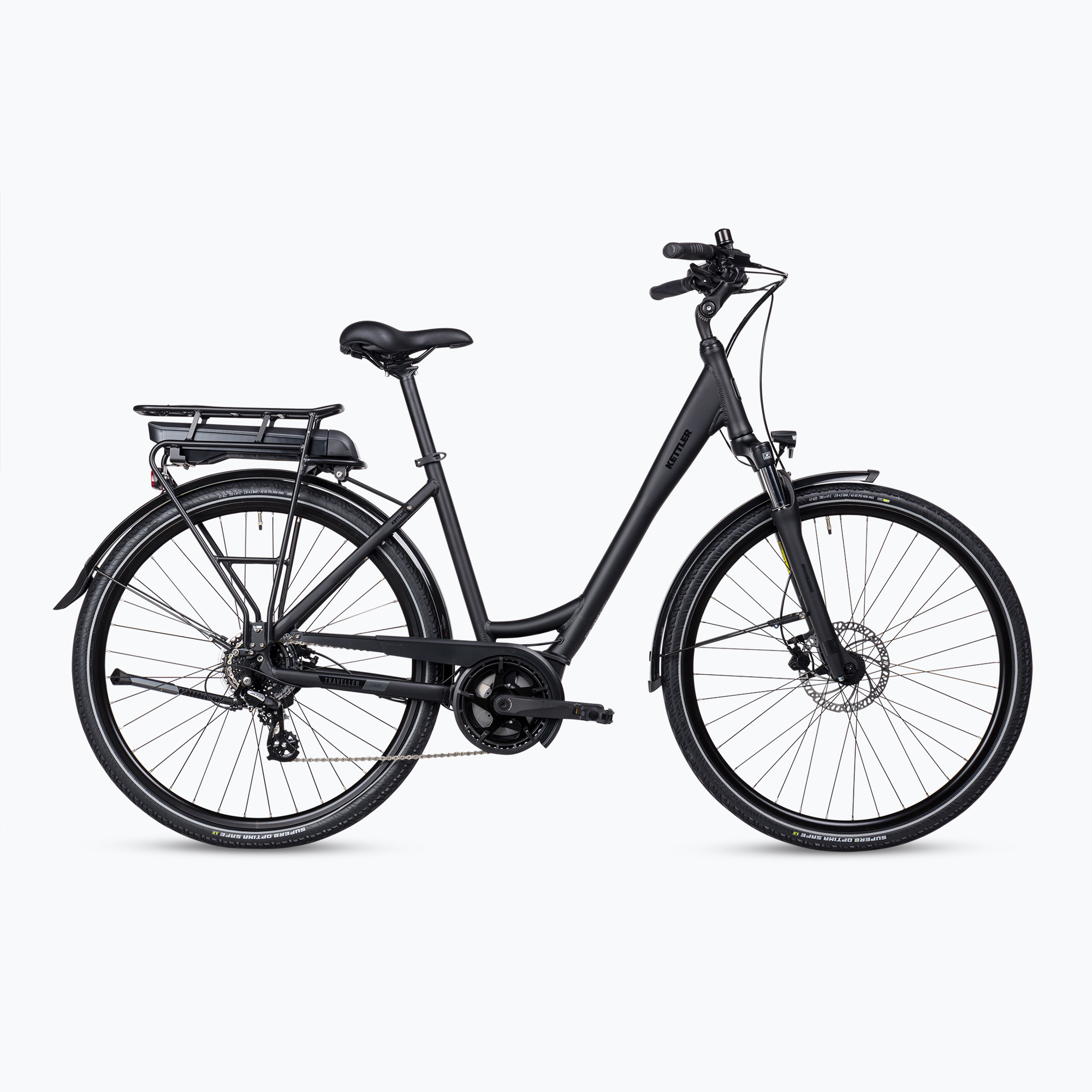KETTLER Traveller E-Silver 8 bicicletta elettrica 500W 36V 13,4Ah 500Wh nero