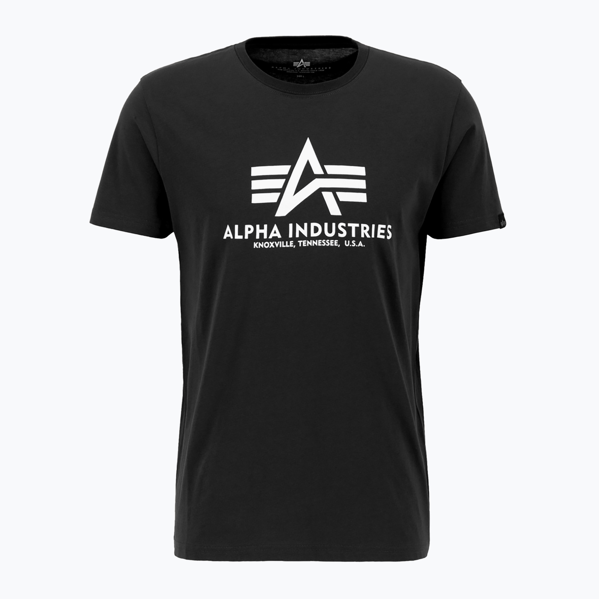 Maglietta Alpha Industries Basic nera da uomo (S) (Basic 100501)