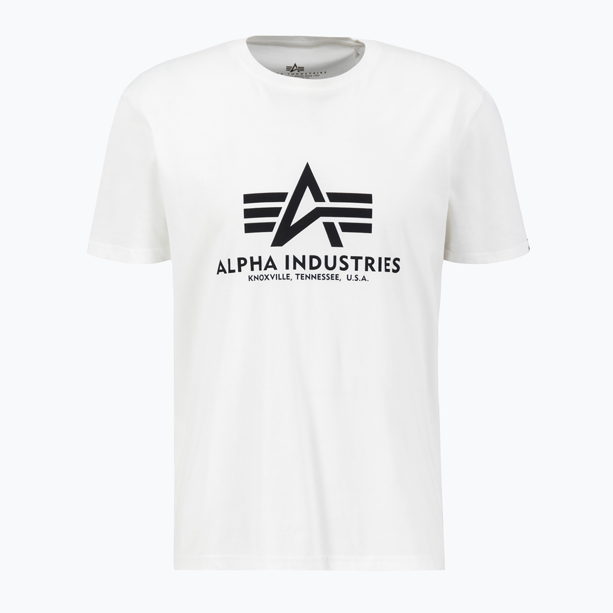 Maglietta Alpha Industries Basic bianca da uomo (M) (Basic 100501)