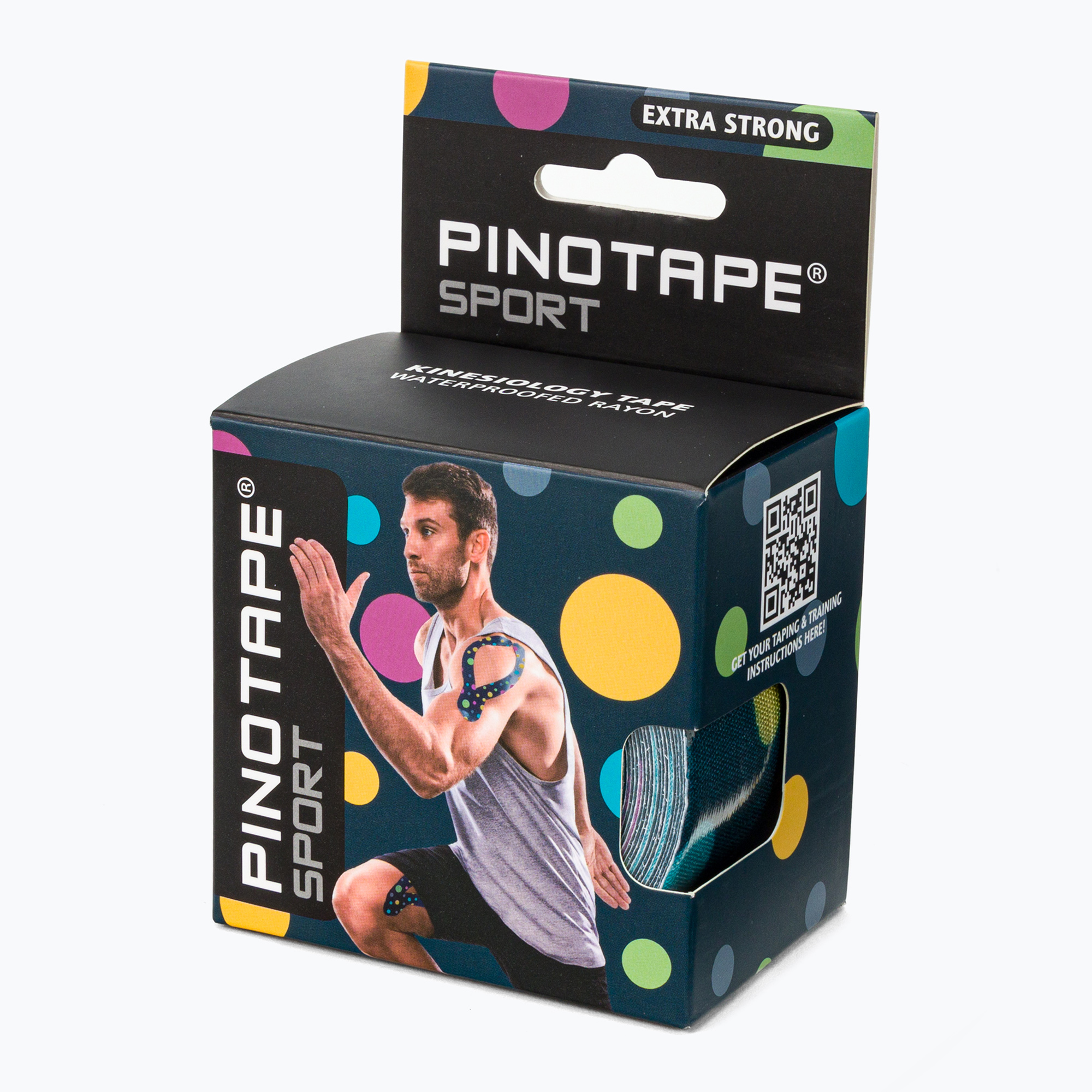 PinoTape Prosport kinesiota multicolore 45128 (5 cm x 5 m) (Prosport 45128)
