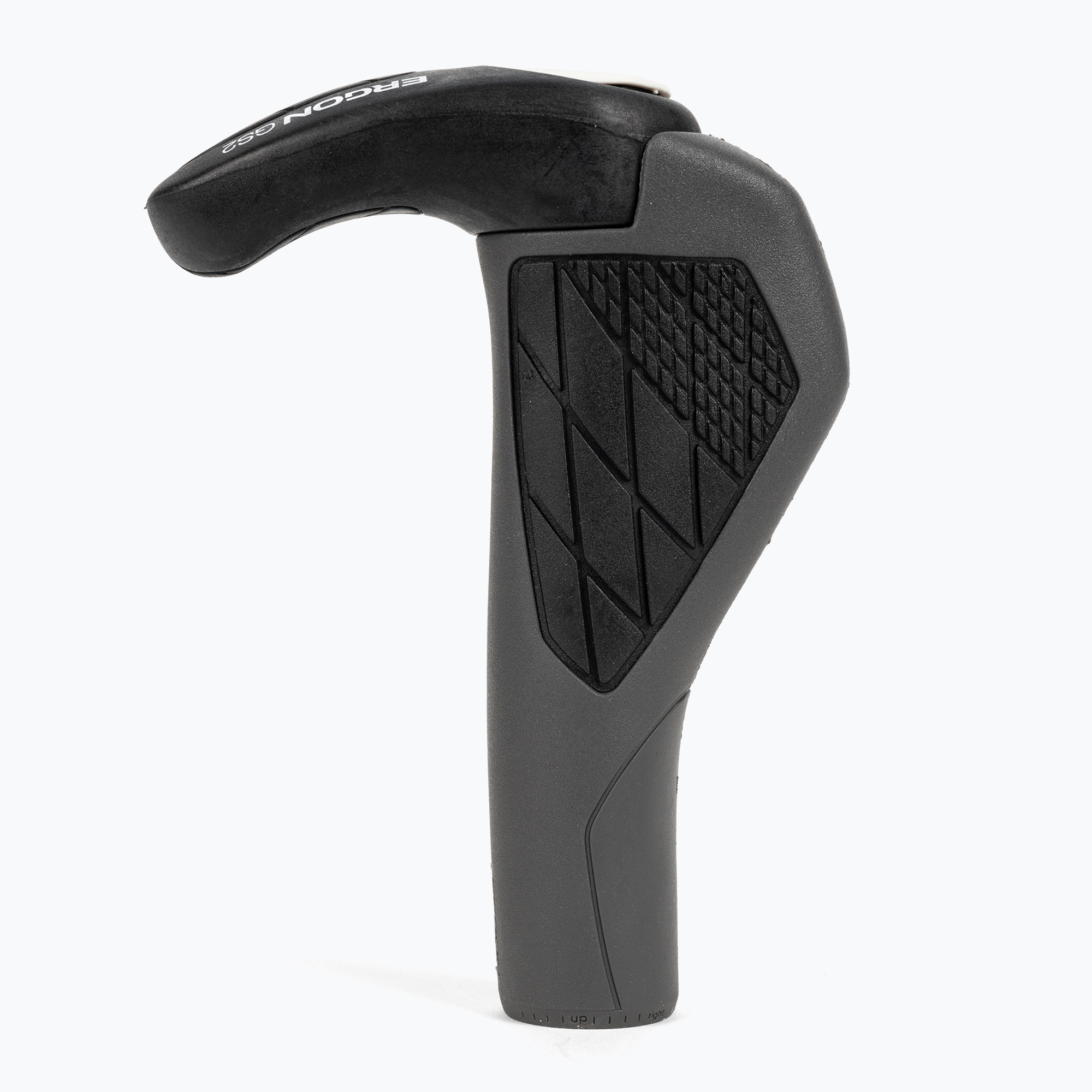Manopole del manubrio Ergon GS2 grigio/nero (S) (GS2 ER-42410020)