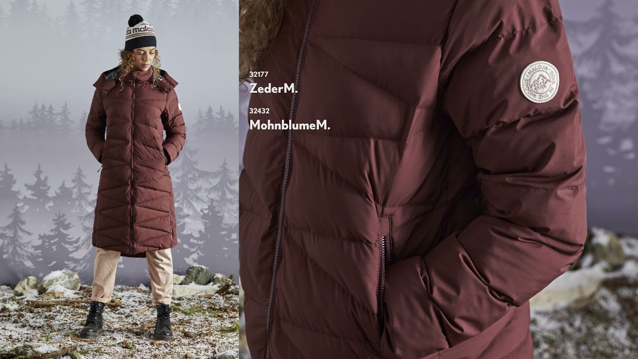 Cappotto invernale da donna Maloja ZederM W'S con scoiattolo