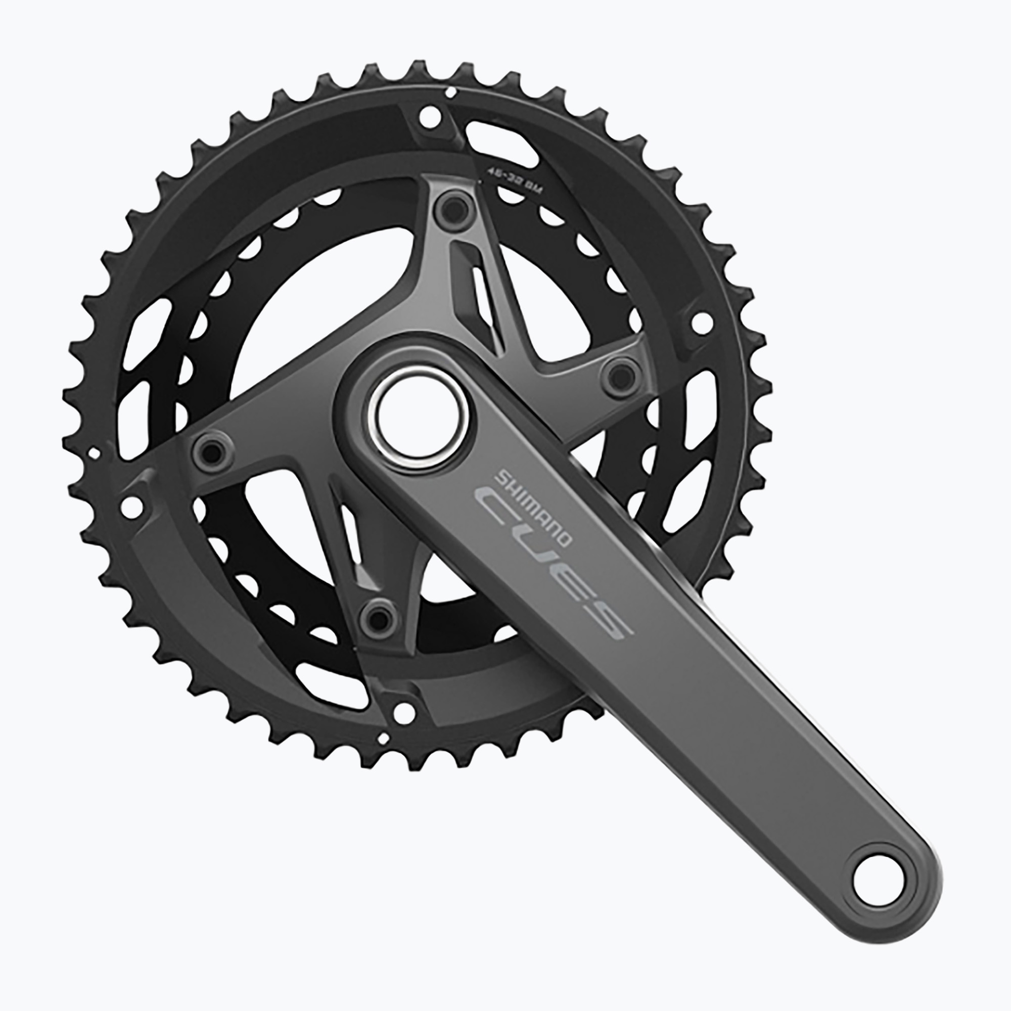 Guarnitura Shimano Cues FC-U6010-2 46-32T 11rz 175mm nero