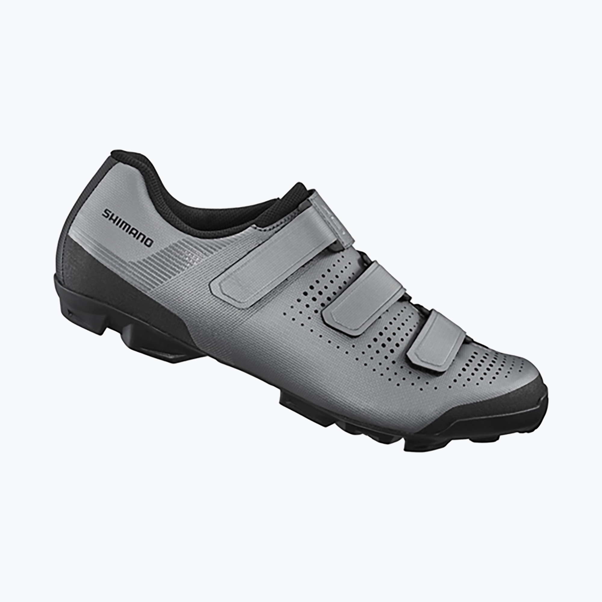Scarpe da ciclismo MTB da uomo Shimano SH-XC100 argento (47 EU) (SH-XC100 ESHXC100MGS01S)