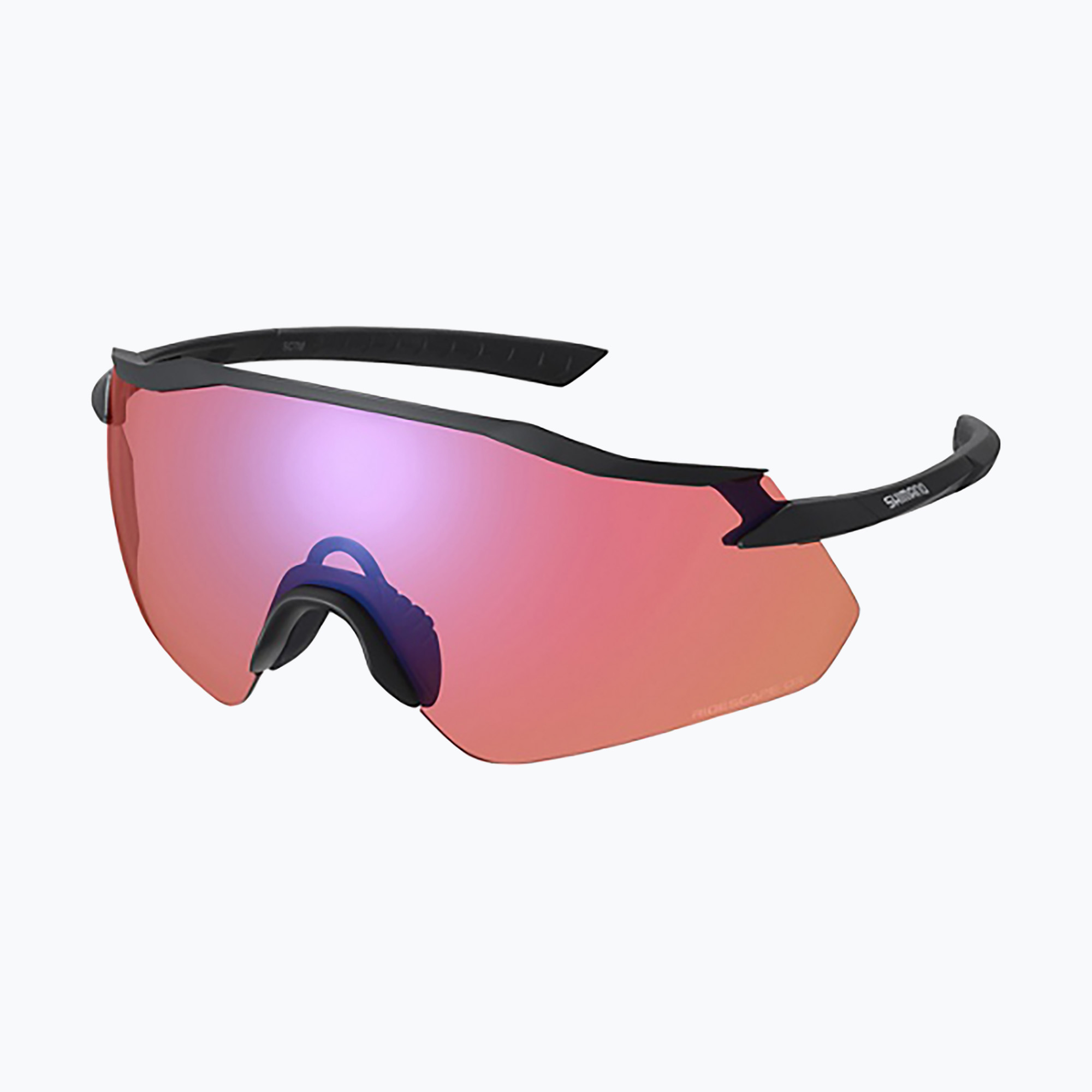 Occhiali da sole off road Shimano CE-EQNX4 Equinox nero opaco/ridescape (CE-EQNX4 Equinox ECEEQNX4ORL02)