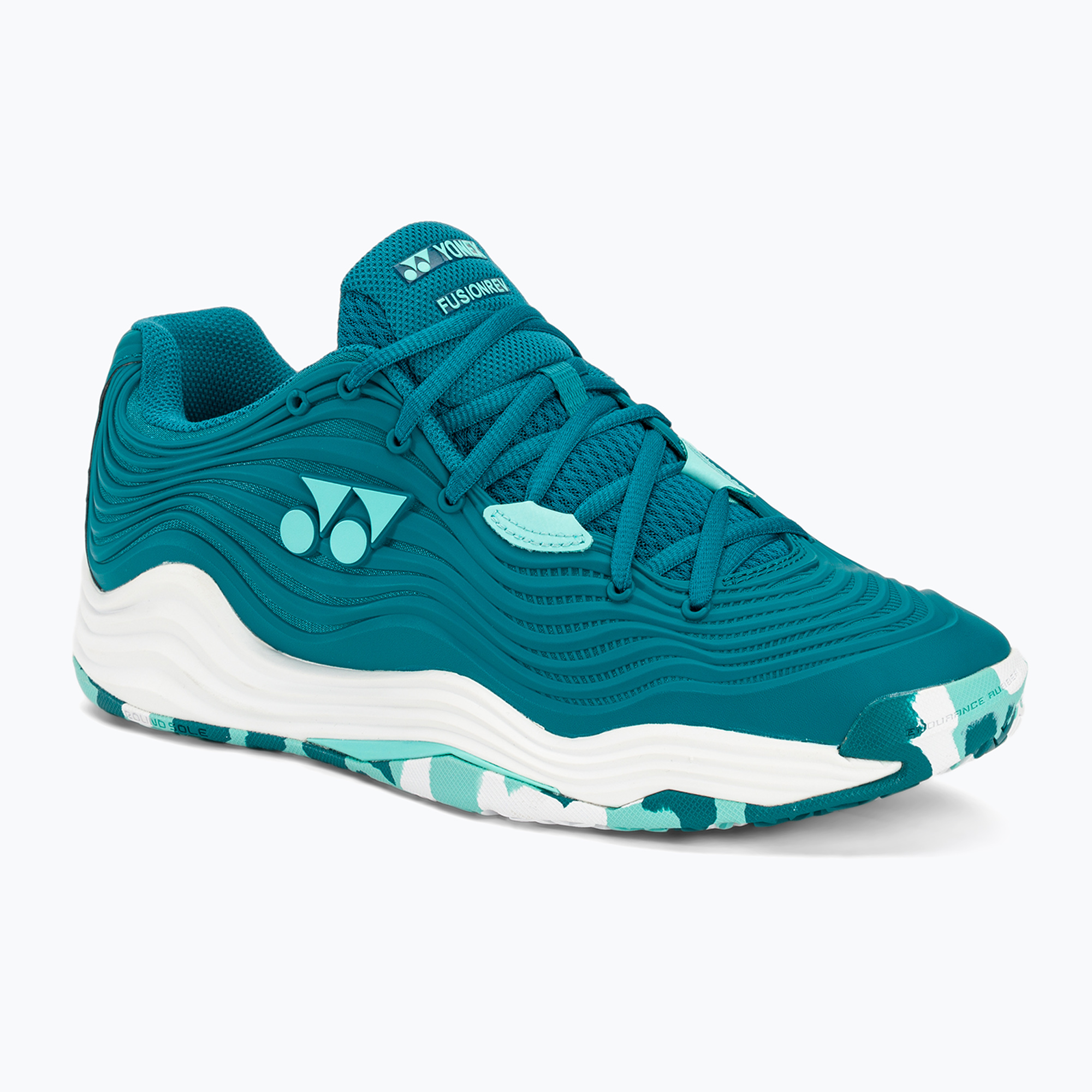 Scarpe da tennis YONEX da uomo Fusionrev 5 blu/verde (46 EU) (Fusionrev 5 STMFR54BG)