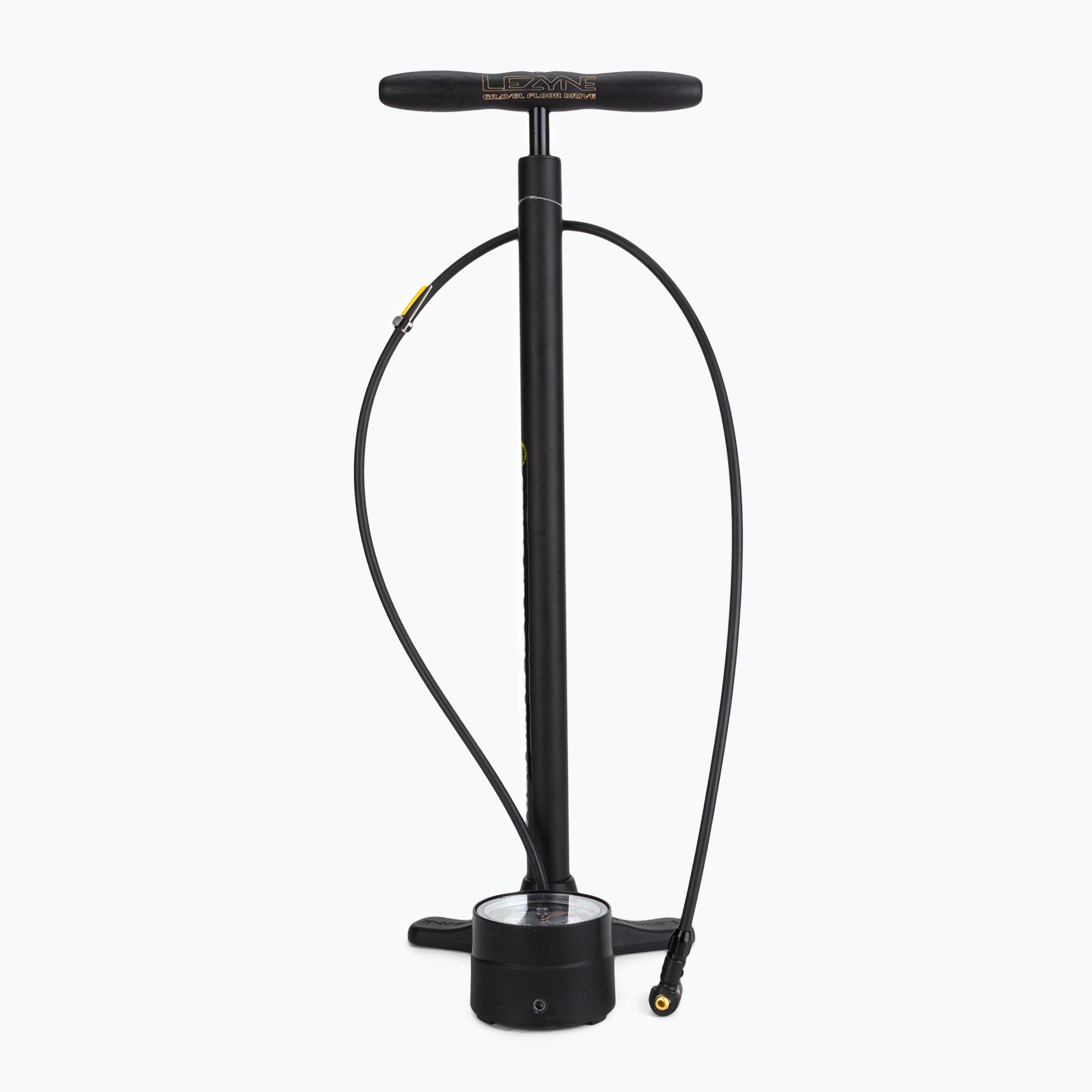 Pompa per bicicletta Lezyne Sport Gravel Drive Abs-1 Pro Chuck nero opaco
