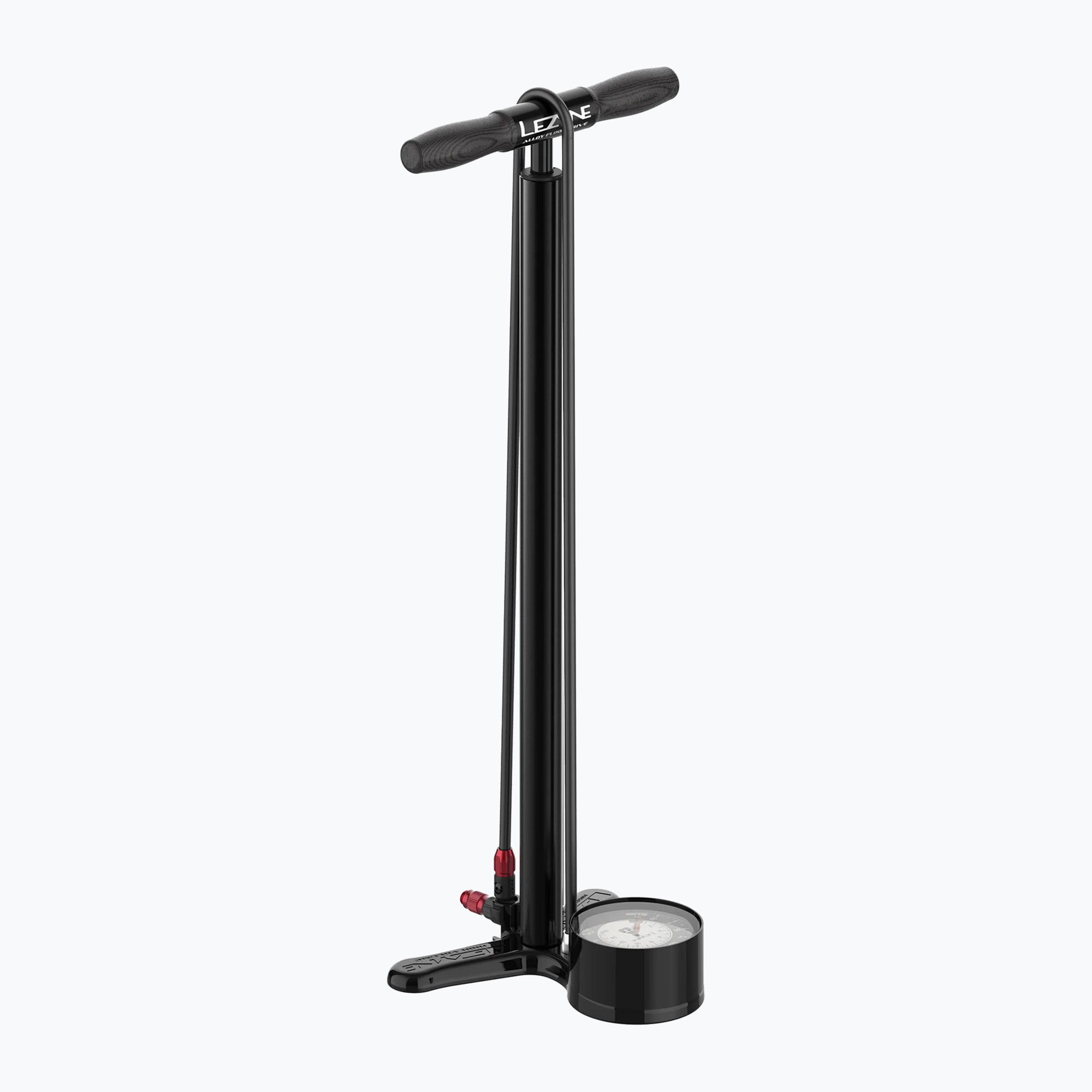 Pompa per bicicletta Lezyne Alloy Floor Drive 3.5 220psi nero satinato