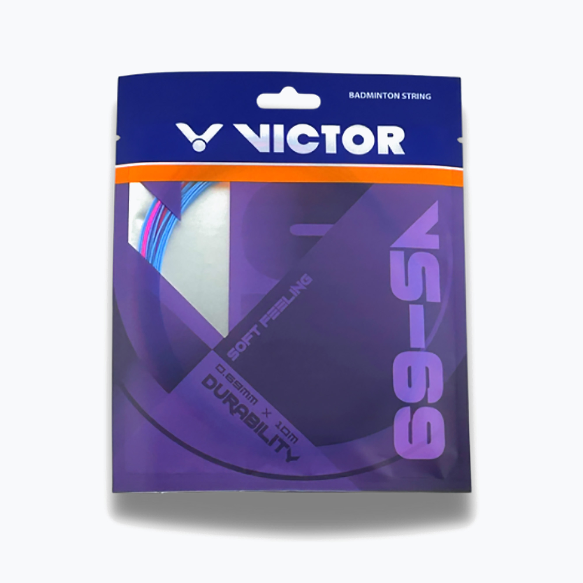 Corda da badminton VICTORA VS 69 - set rosa/blu (0.69 mm) (VS 69 - set 301846)