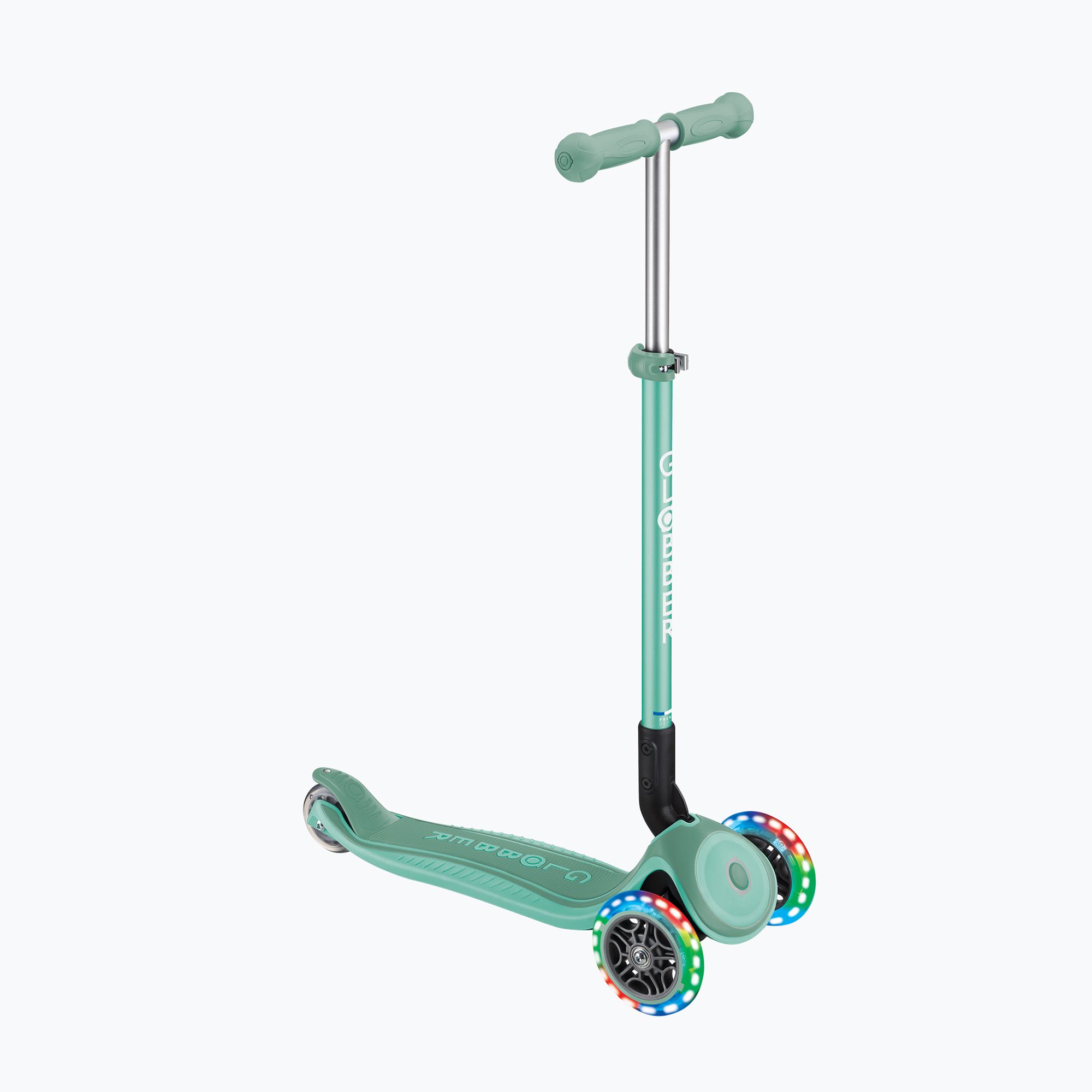 Globber Primo Pieghevole Plus Luci menta triciclo monopattino per bambini