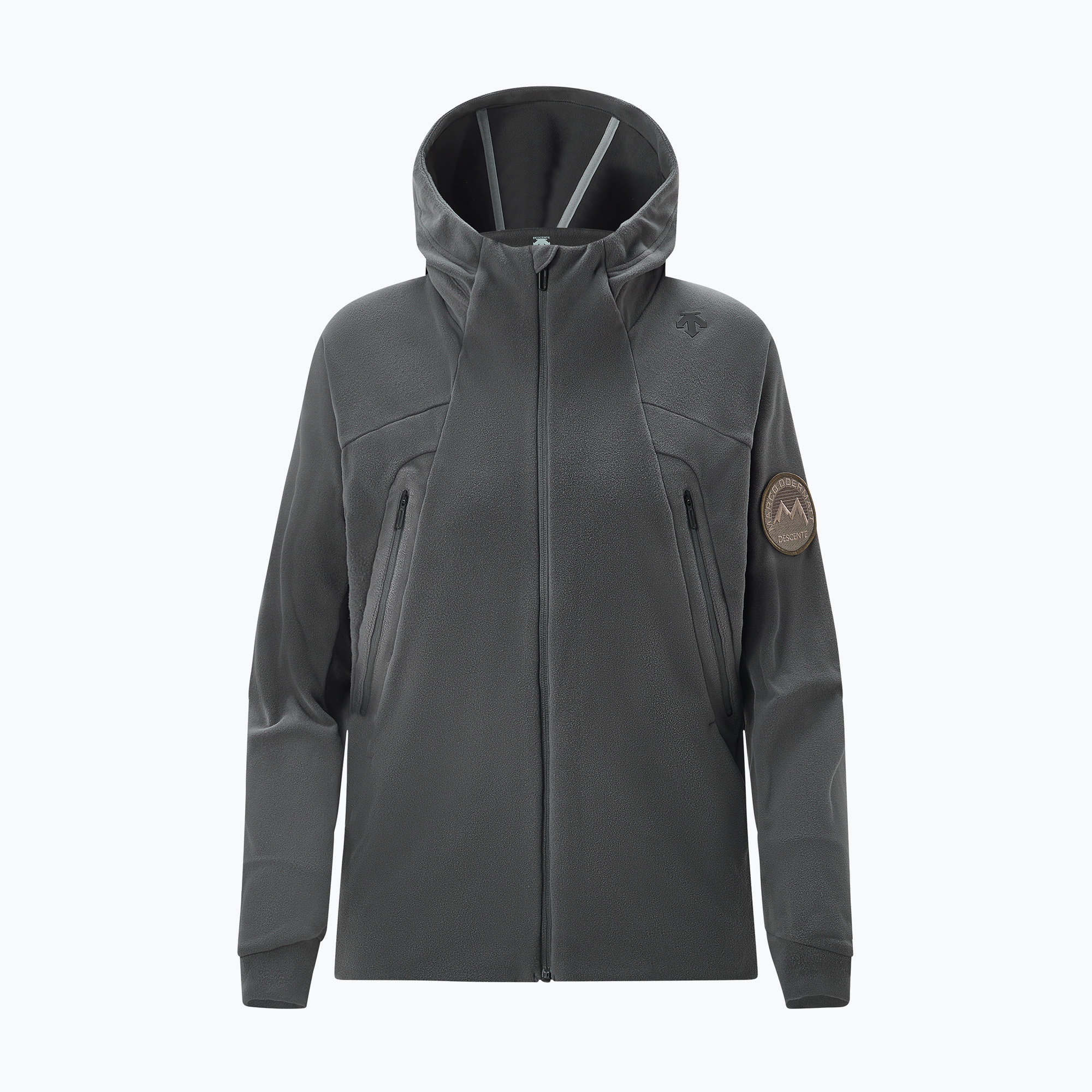 Felpa con cappuccio Descente Marco Odermatt Full Zip Uomo grigio/marco