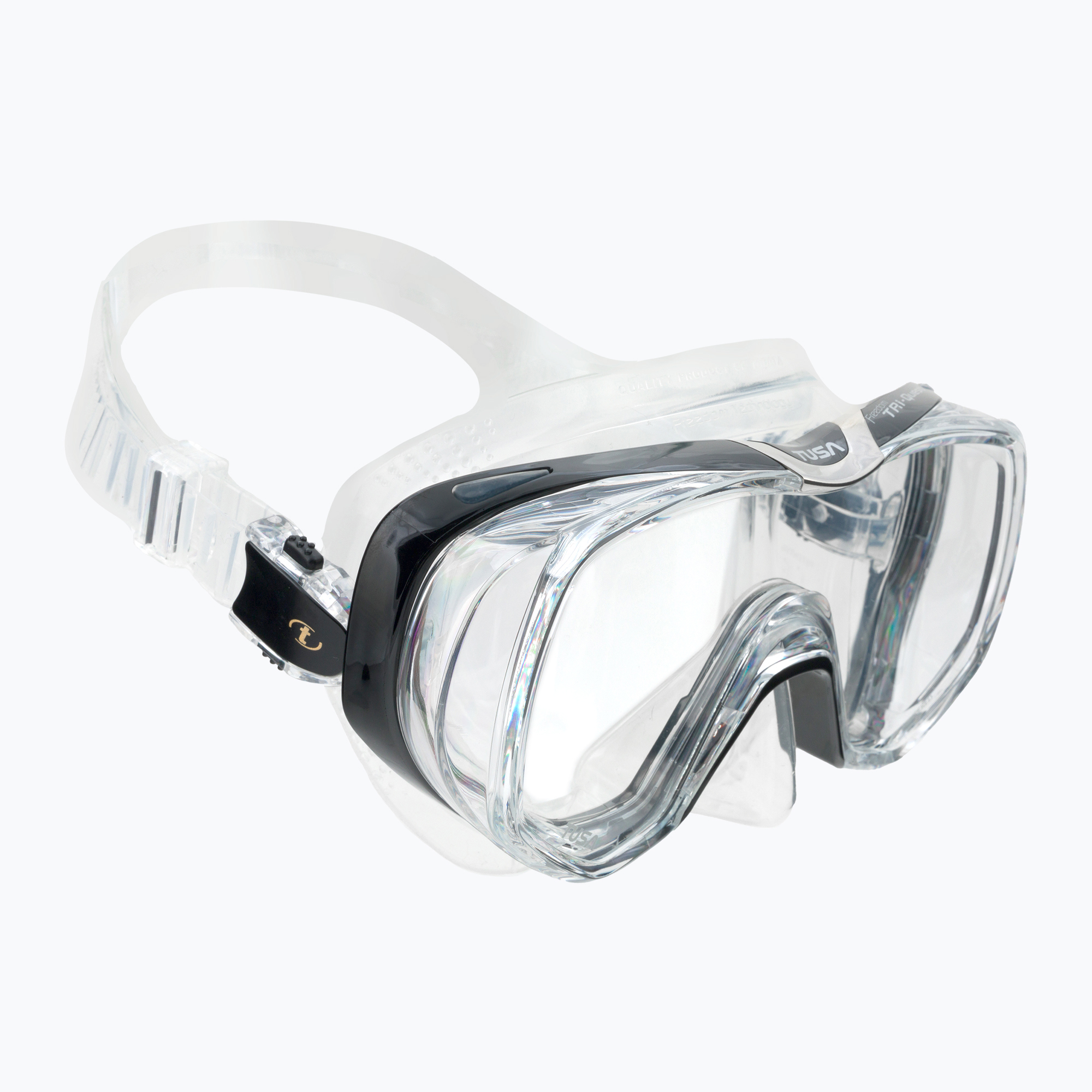 Maschera subacquea TUSA Tri-Quest FD nero/bianco (Tri-Quest FD M-3001)