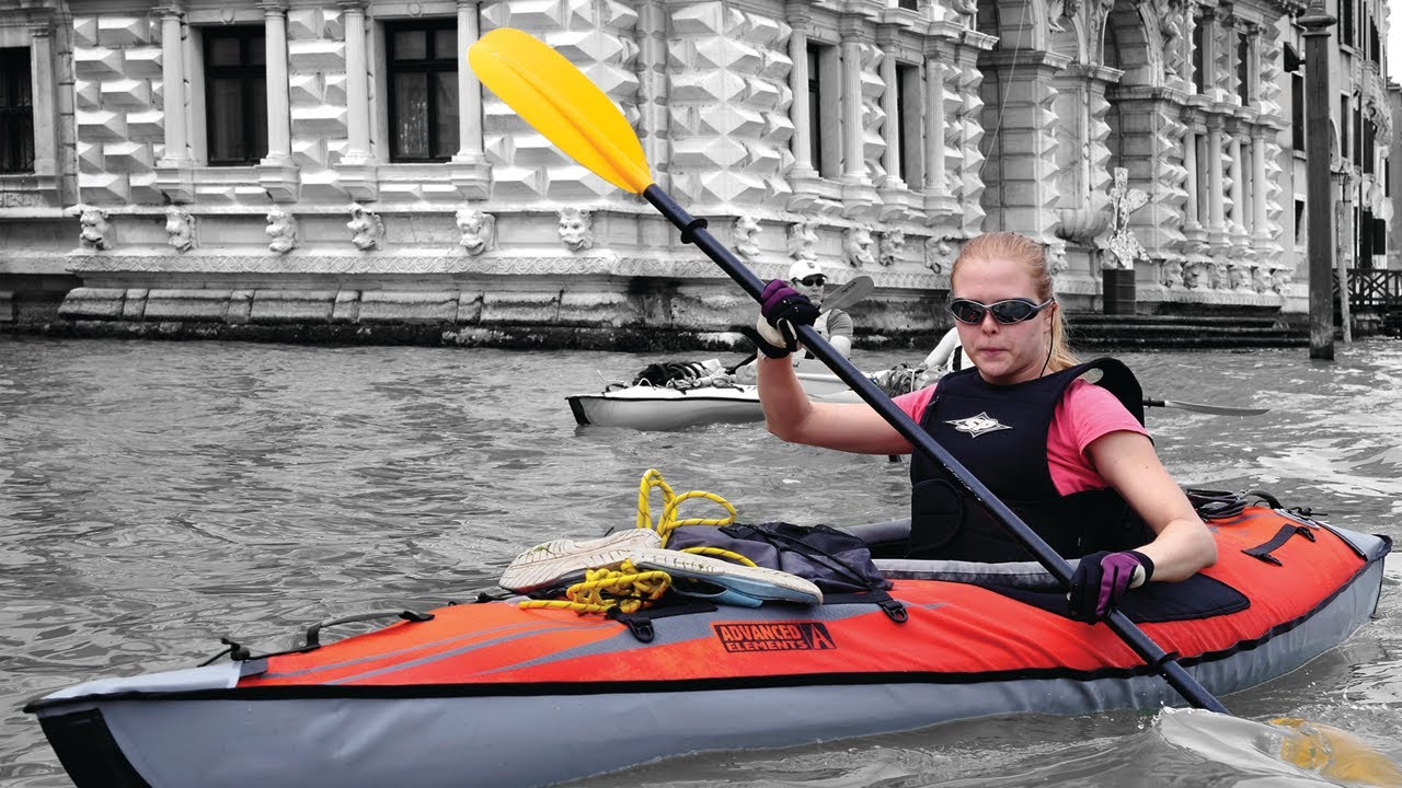 Advanced Elements AdvancedFrame rosso/grigio kayak gonfiabile per 1 persona