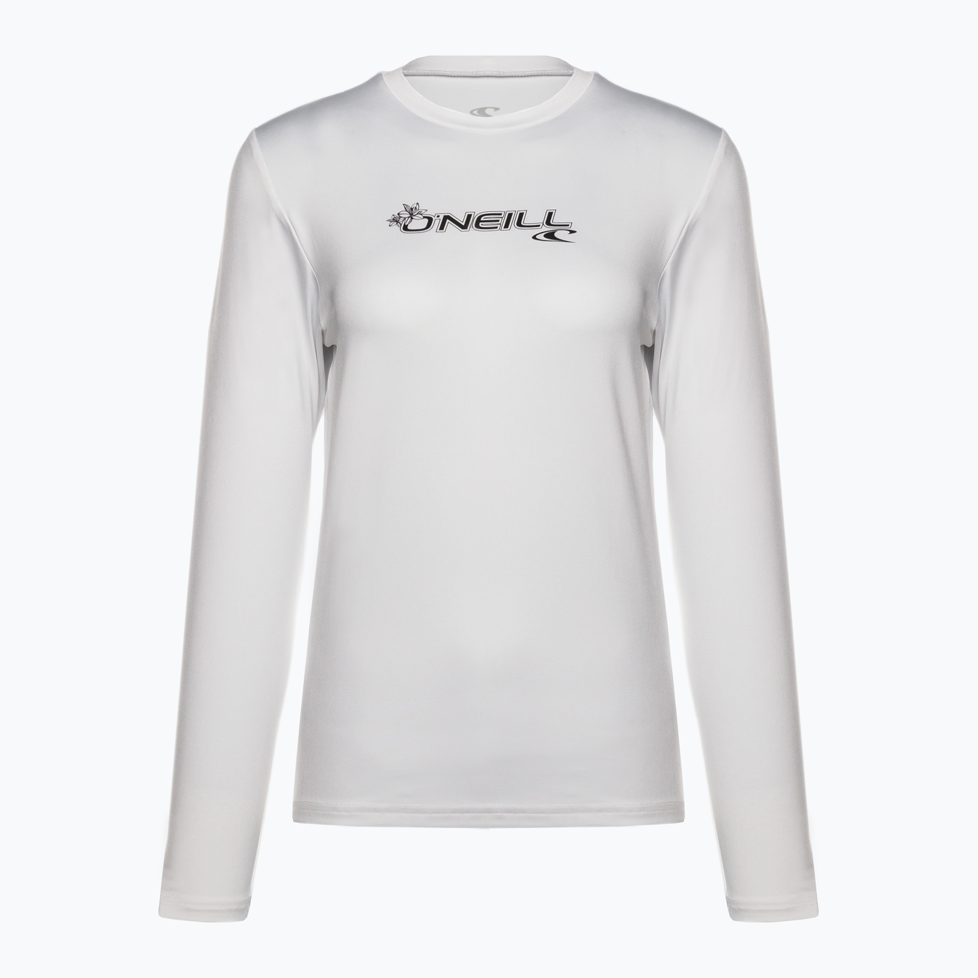 Camicia da nuoto a maniche lunghe O'Neill Basic Skins Sun Shirt bianca da donna (XS) (Basic Skins Sun Shirt 4340-025)