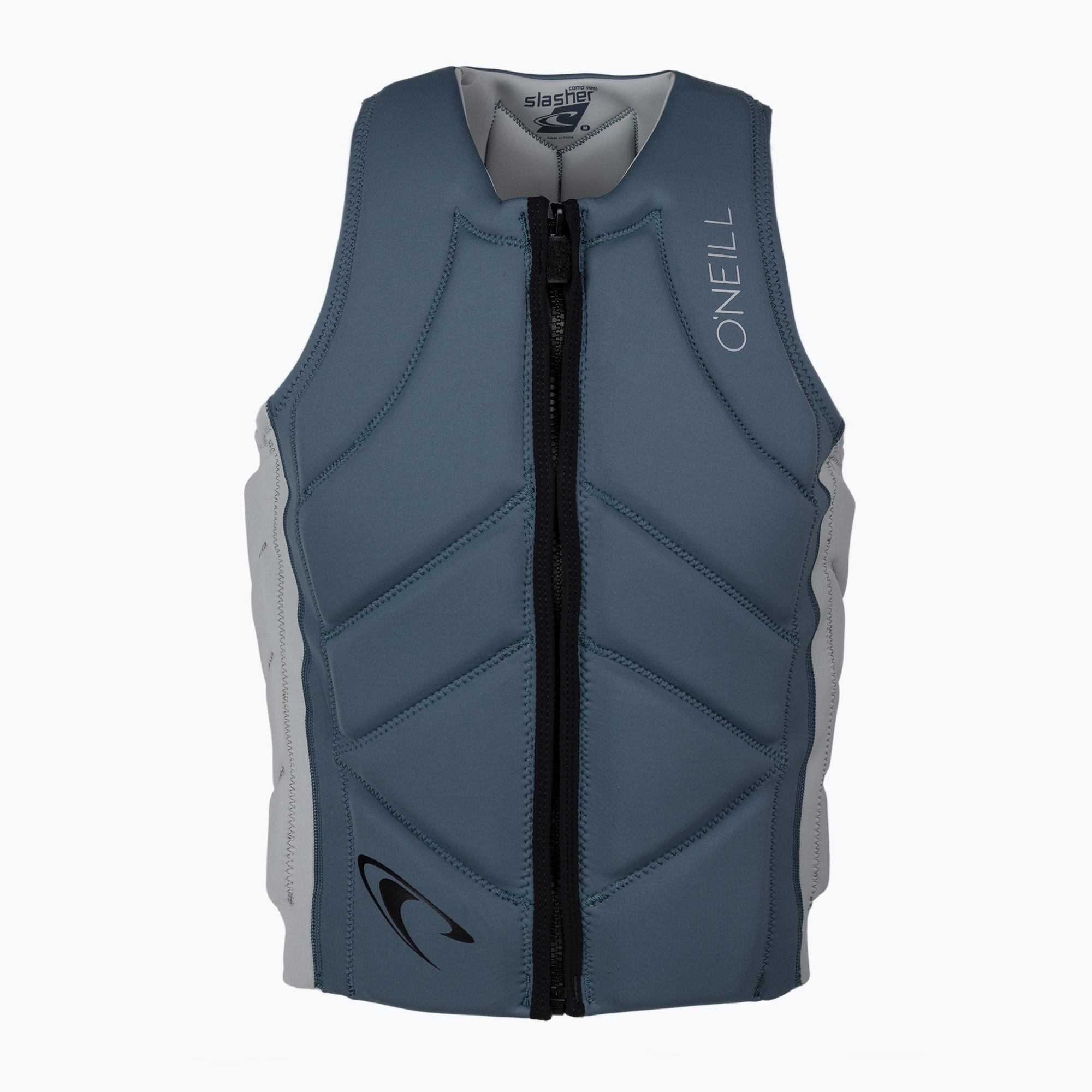 Gilet protettivo da uomo O'Neill Slasher Comp B hp2/cadetto blu/grigio freddo (S (61-70 kg)) (Slasher Comp B 4917BEU-HP2)