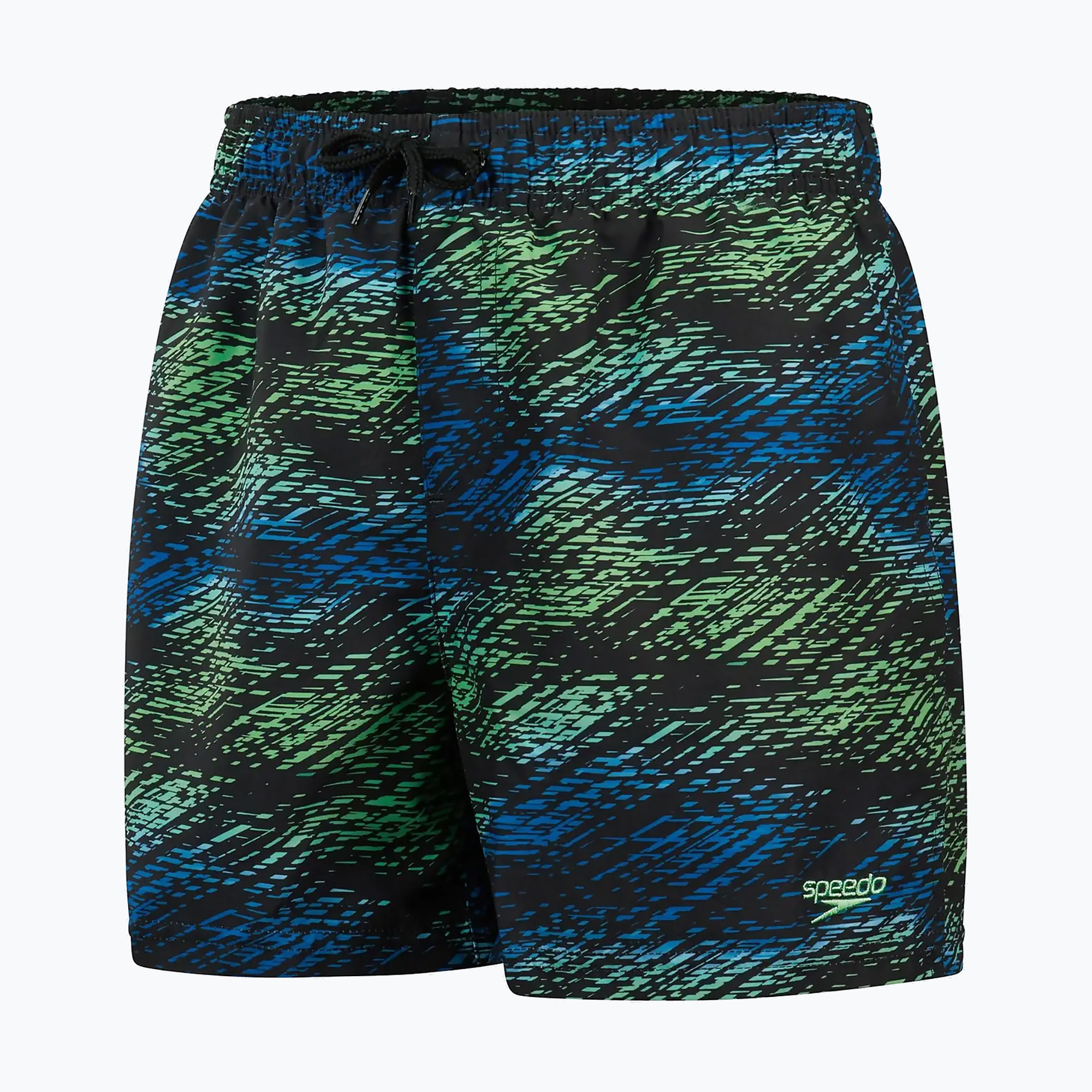 Speedo pantaloncini da bagno per bambini Printed 13" rain blk/bluflame/neonabsinthe (140 cm) (Printed 13" 8-12404G686)
