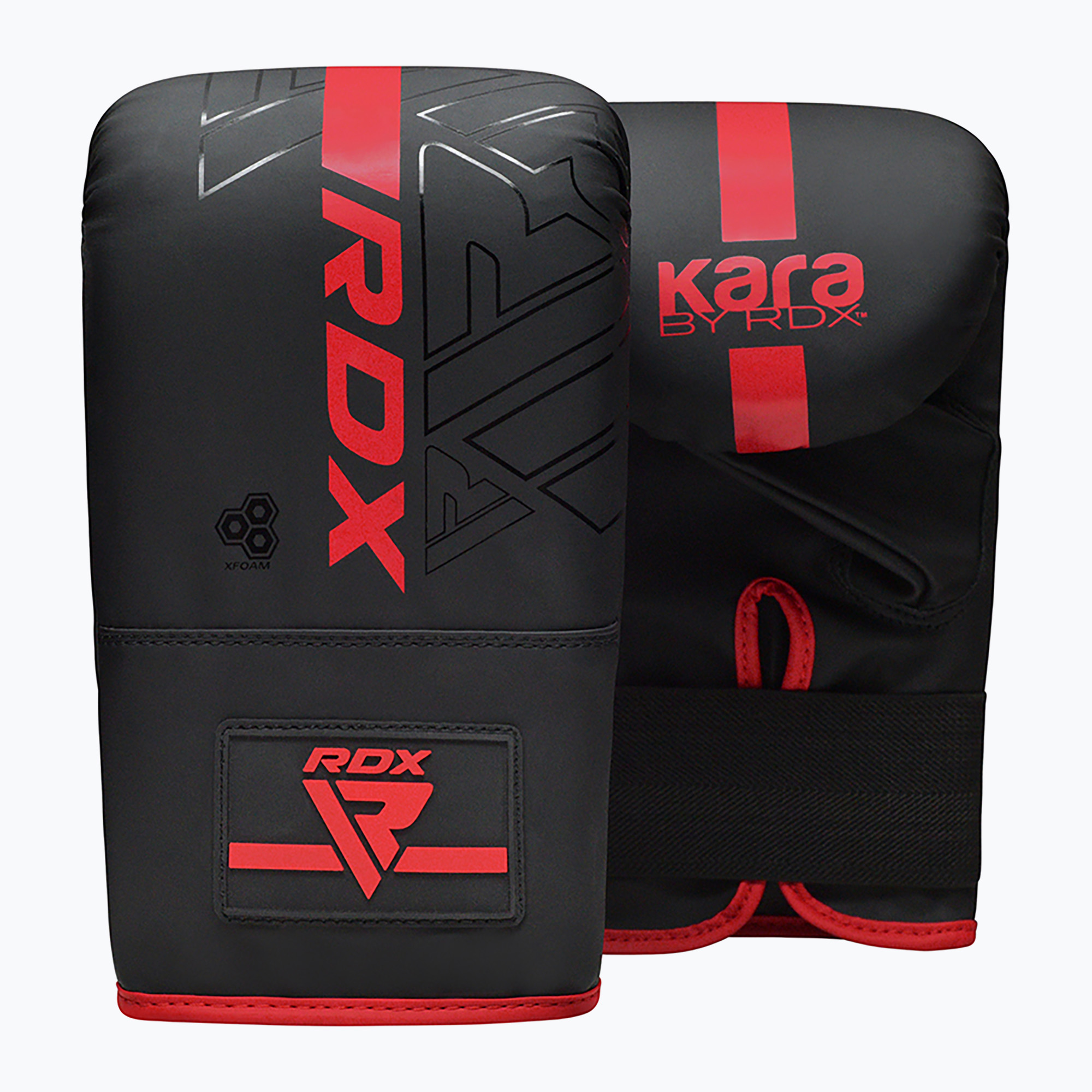 Guanti da boxe RDX F6 Bag Mitts rosso (F6 Bag Mitts BMR-F6MR)