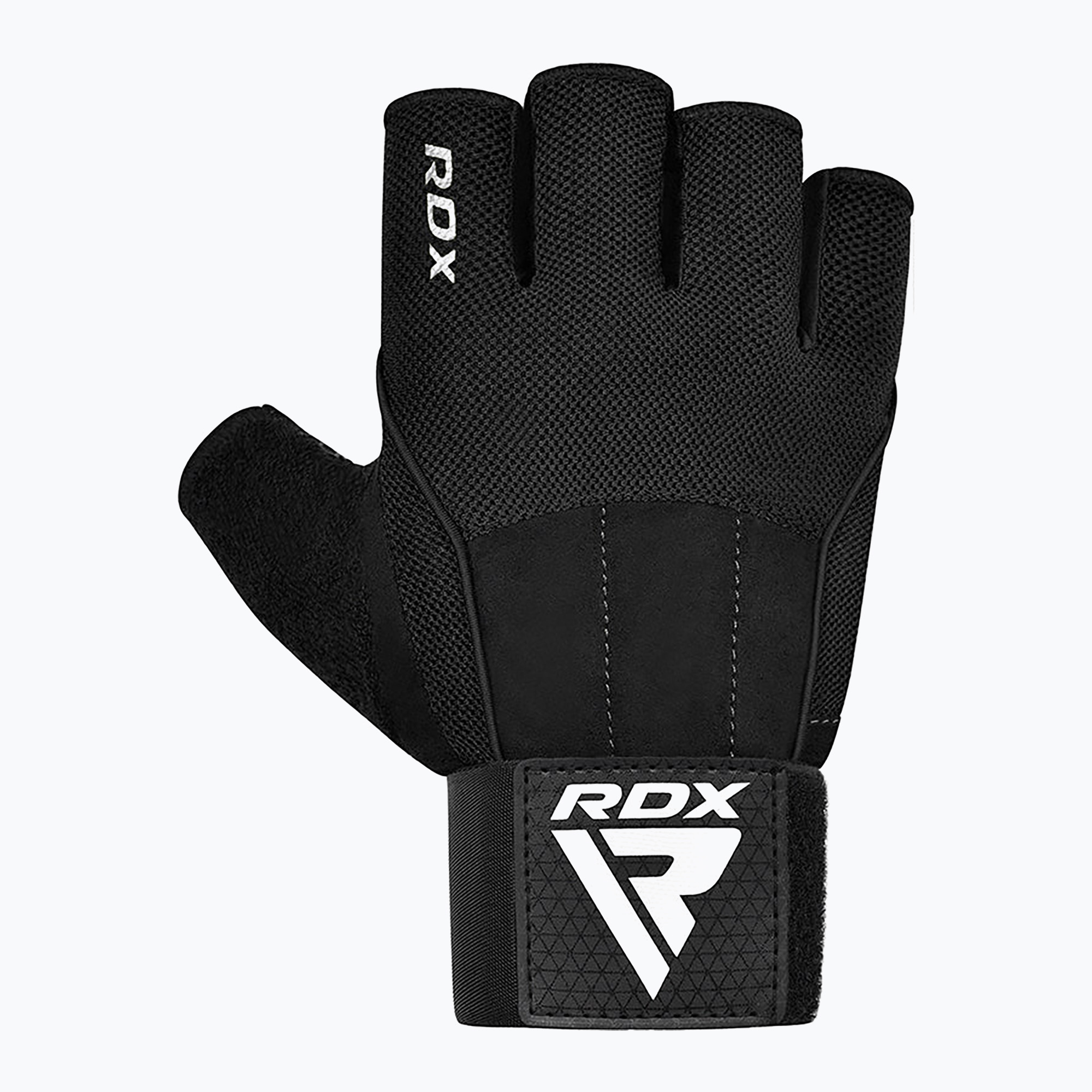 Guanti da palestra RDX Workout W3B nero (S) (Workout Gym Gloves W3 WGS-W3B)