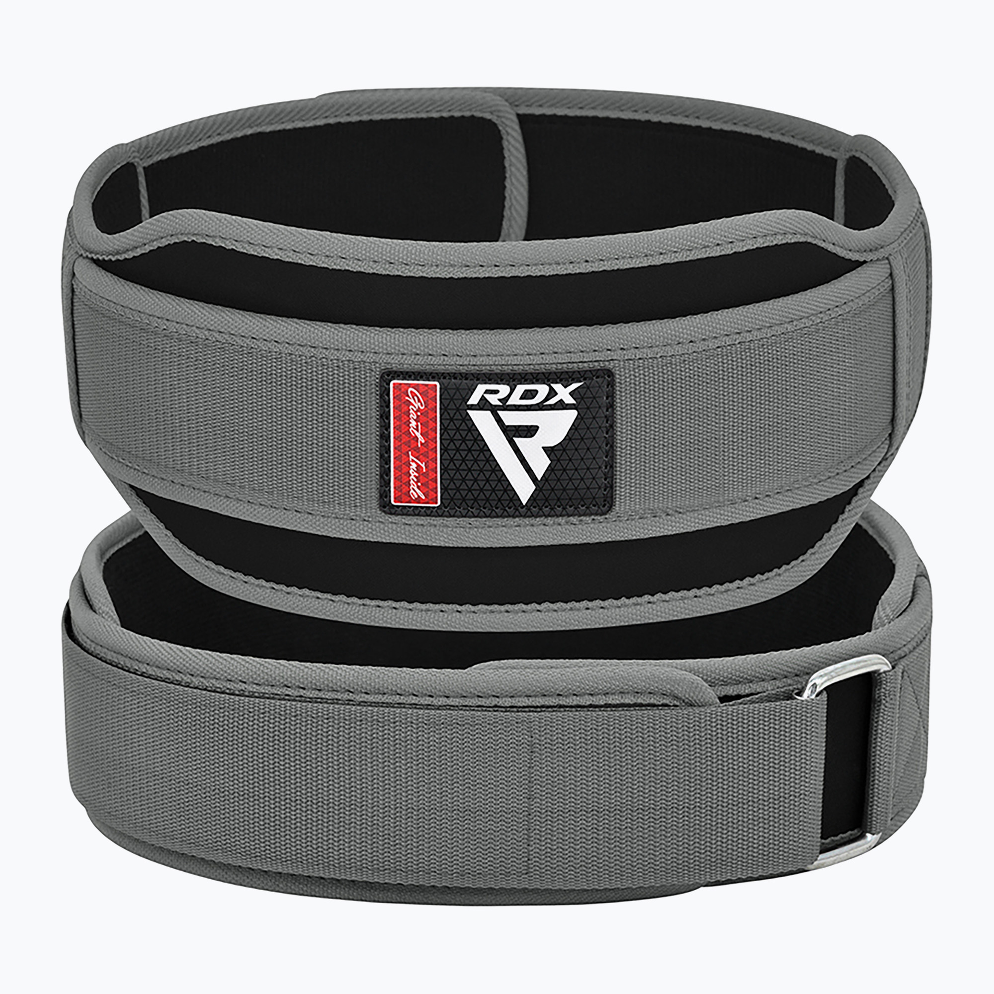 RDX Rx5 Cintura per sollevamento pesi grigio (M) (Rx5 Weightlifting Belt WBD-RX5G)